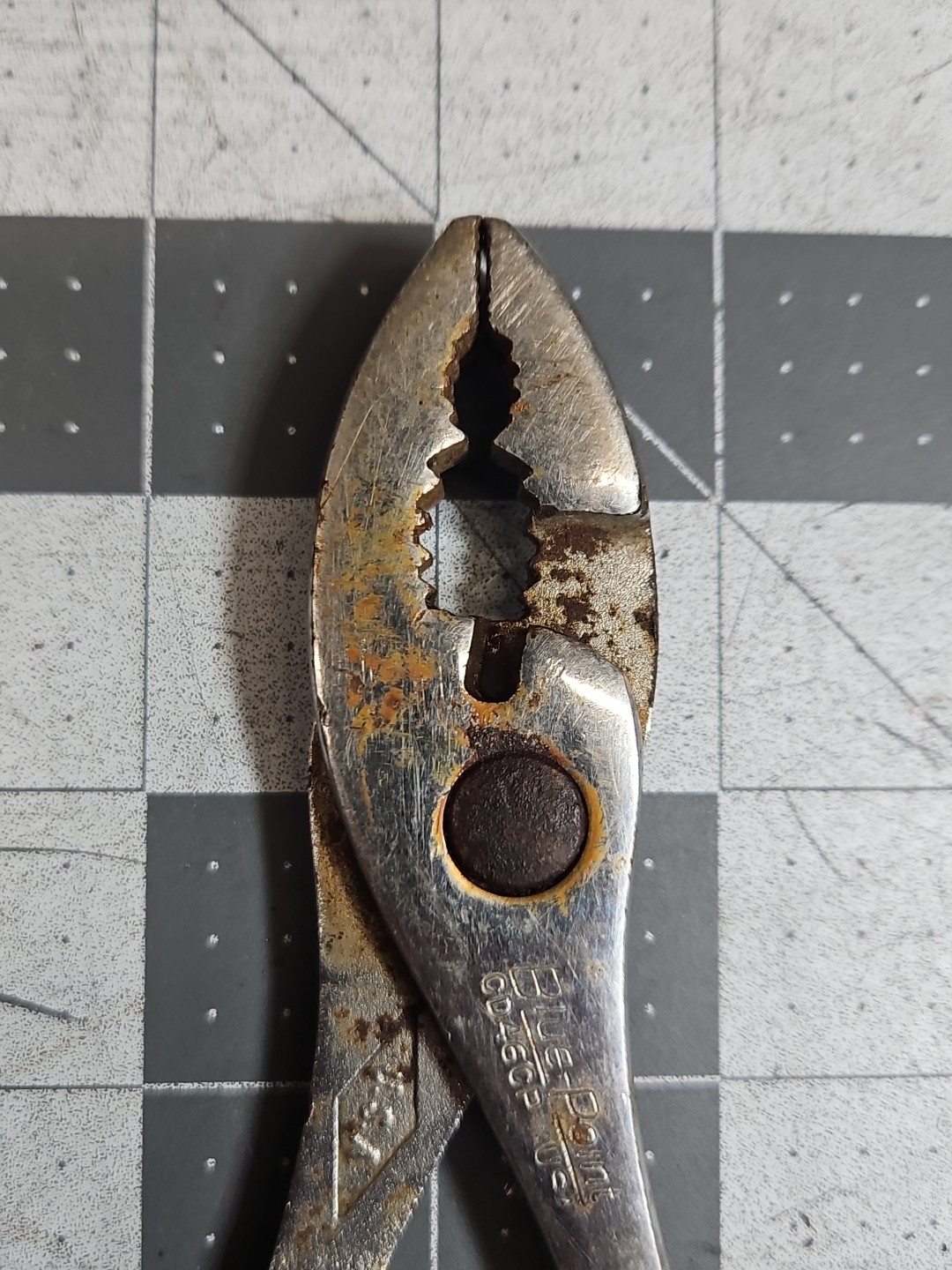 Blue-Point Tools Slip Joint Adjustable Pliers Worn Handle Patinad USA CD46CP