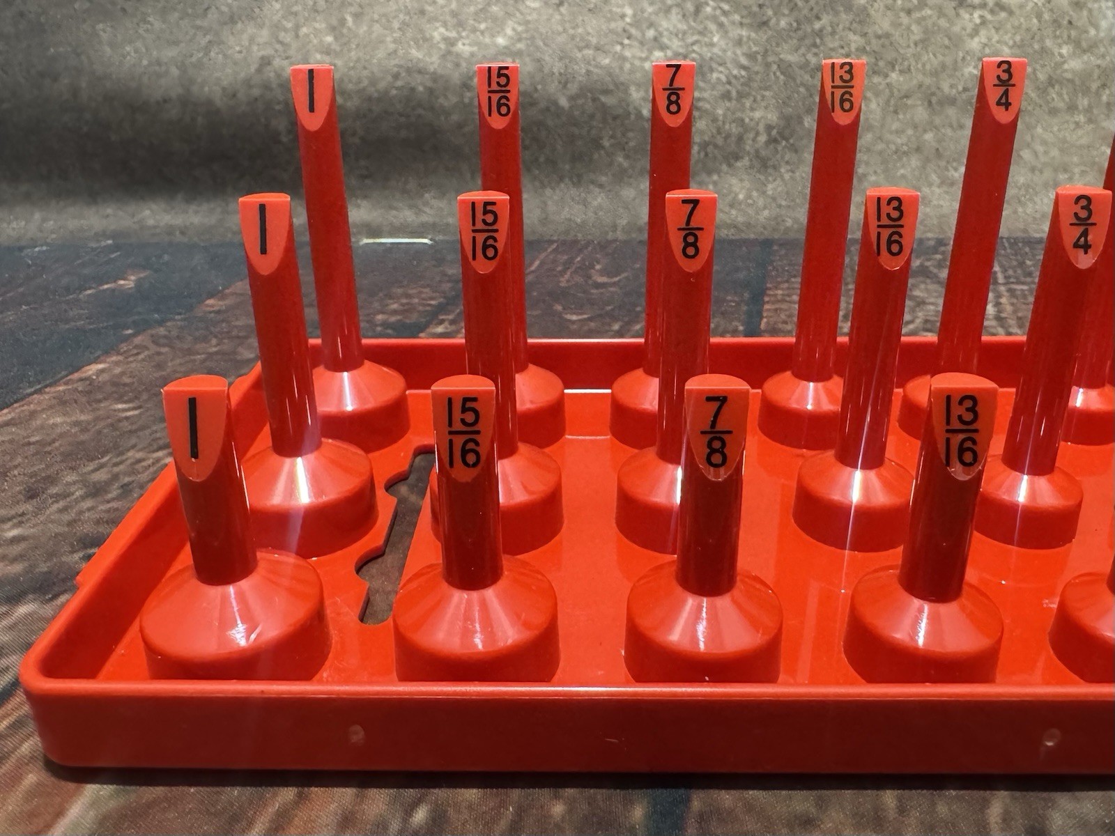 Snap On Socket Tray Set – Three Row Post – Metric & SAE – KA383METBK / KA383FRRD