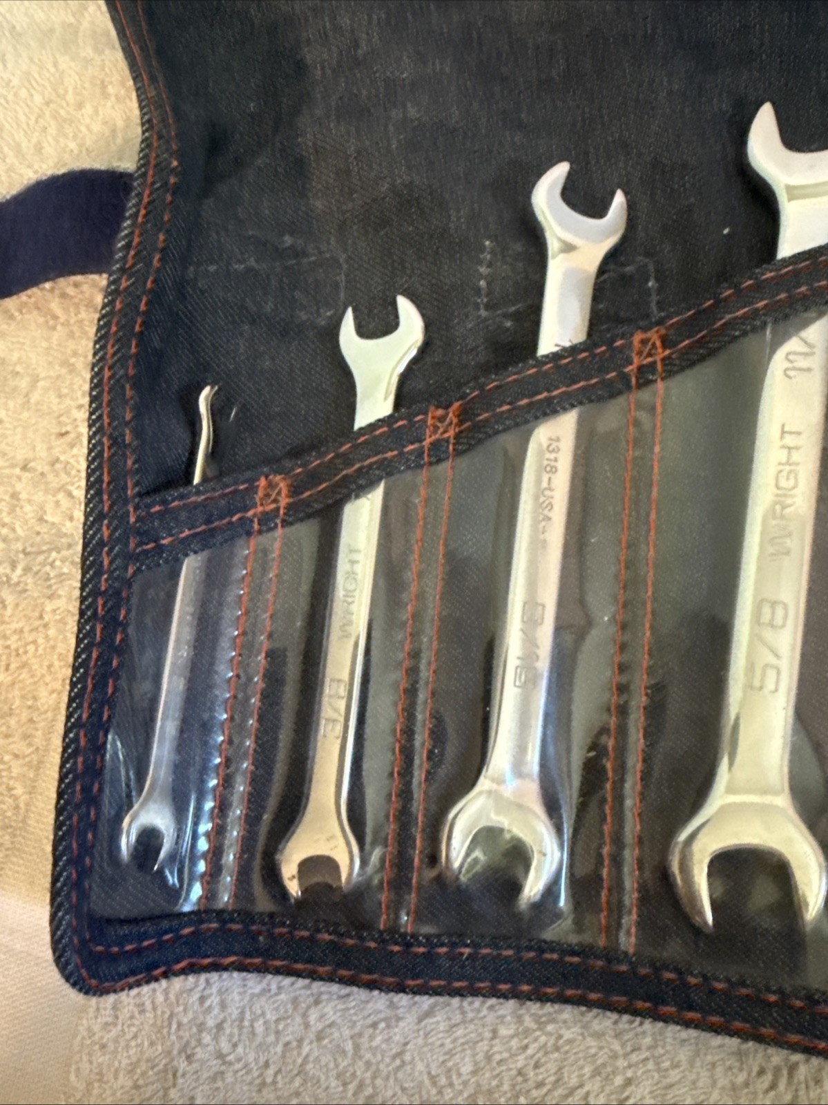 Wright Tool 6 pc. Open End Wrench Set 1/4 In. to 15/16 In. # 736