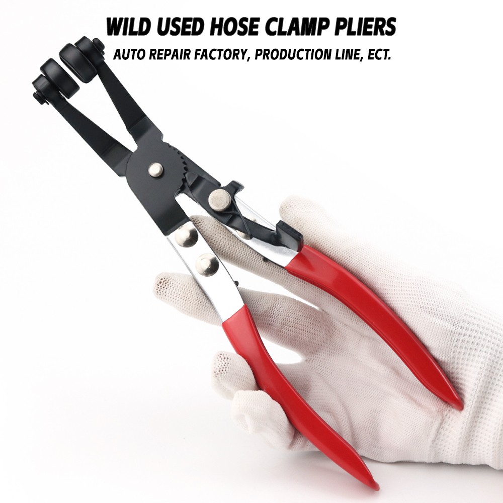 45° Hose Clamp Pliers Angled Swivel Jaw Locking Ring-Type Car Pipe Hose Clamps