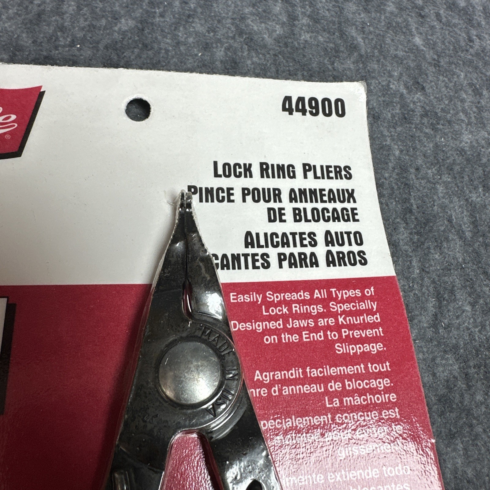 Lisle 44900 Lock Ring Pliers for Lock Rings NEW