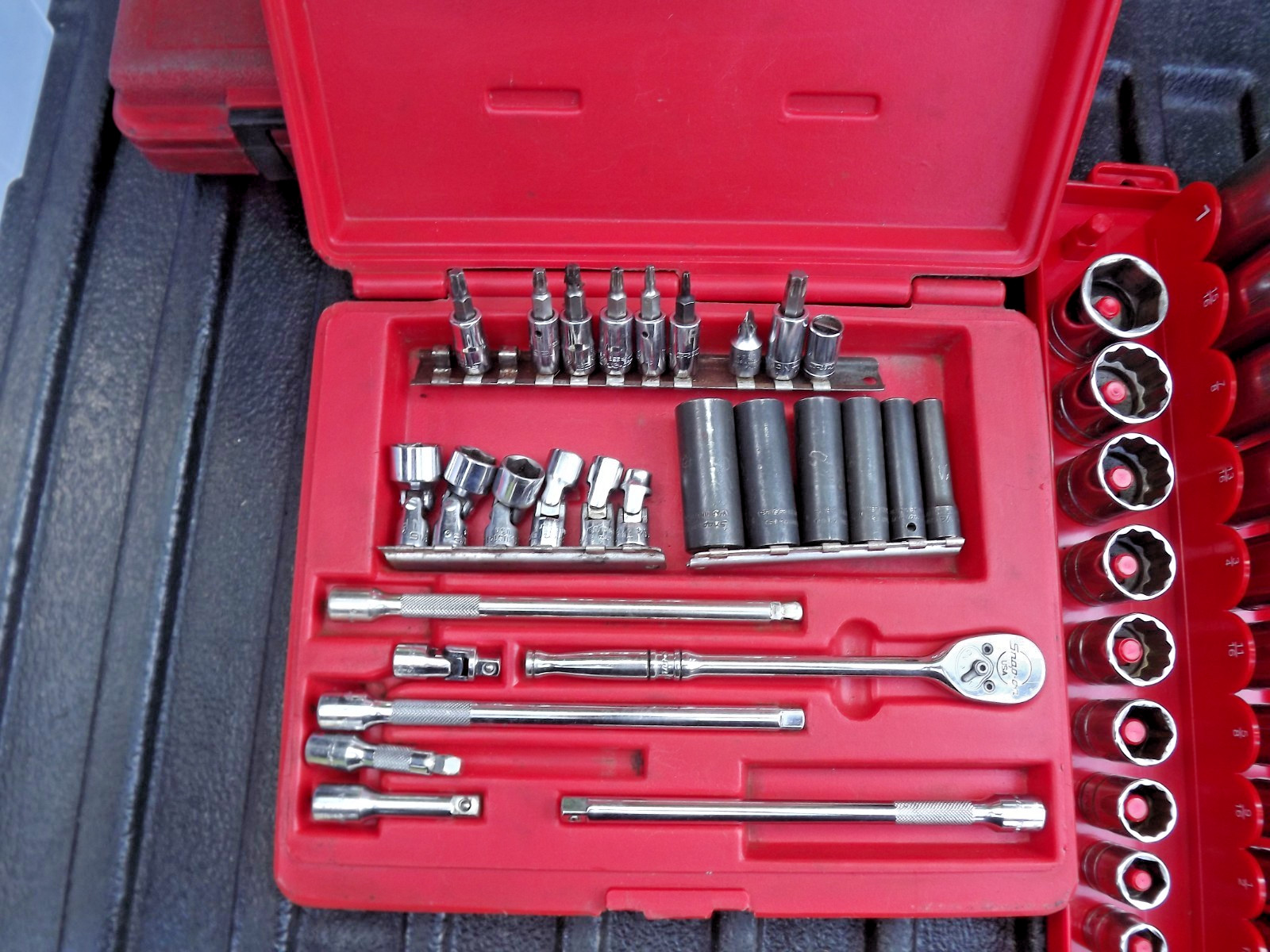 Snap-on Tools 1/4” Drive Set-1/4 to 9/16 Swivels and Deep Impact Sets and others