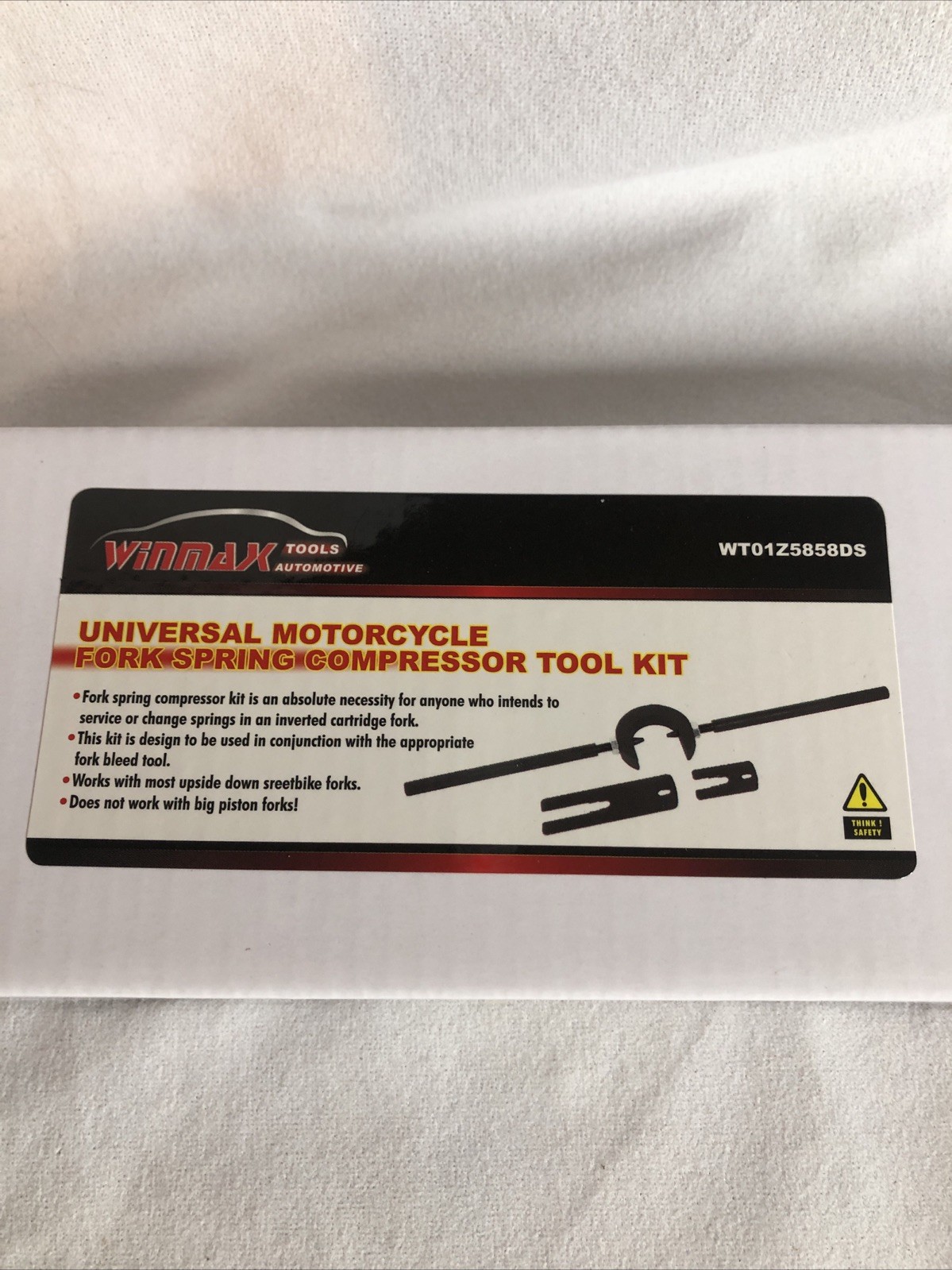 Winmax Universal Motorcycle Fork Spring Compressor Tool Kit NEW!!