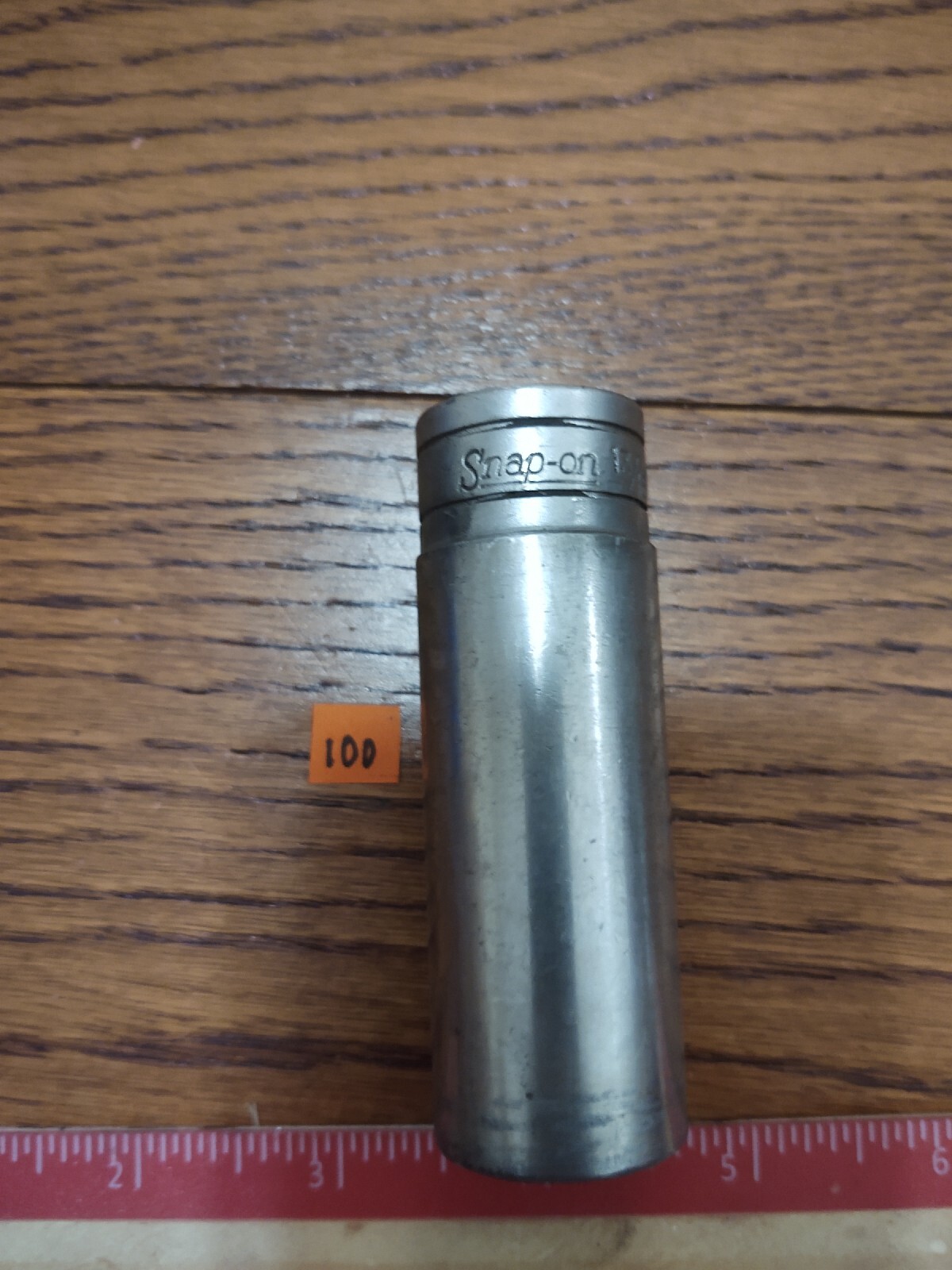 Snap On 13/16″ X 1/2″ Deep Well Socket 12 Point Ratchet Tool S261 USA Chrome