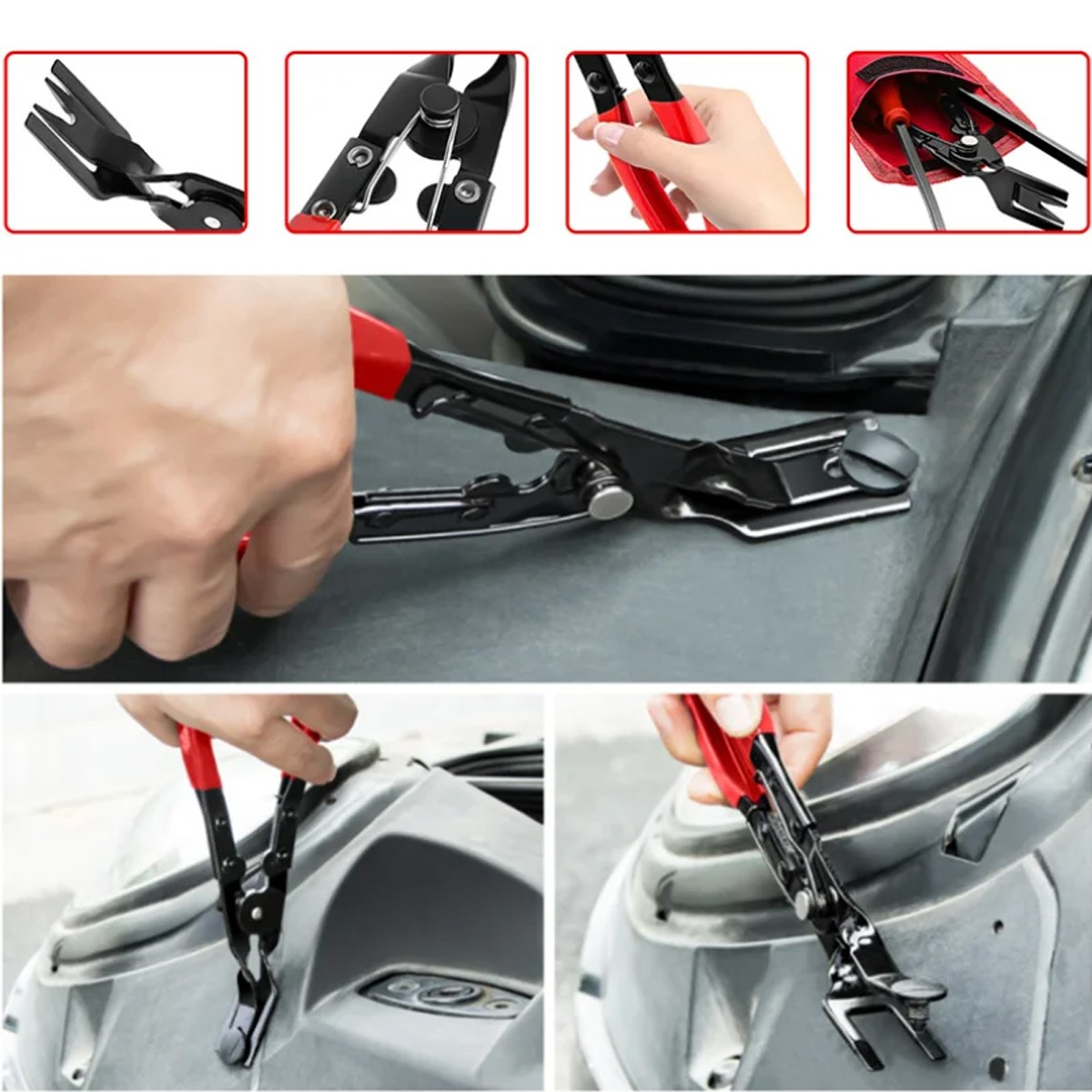 ZPY Car Clip Pliers Removal Tool Set – 3 Pack for Rivets Fasteners Push Pins