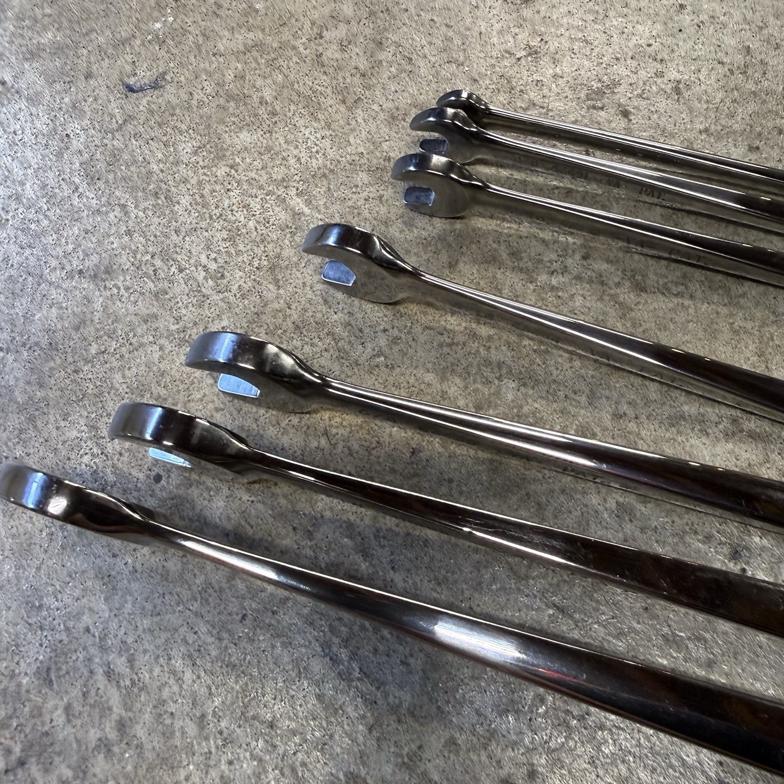 Craftsman Cross-Force SAE Combination Wrench Set NO 1/2” 7pc 5/16-3/4 USA 946520