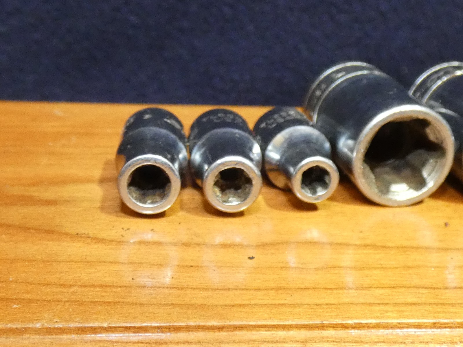 Snap On 6PC Combination Drive TORX Shallow Socket Set TLE and FLE