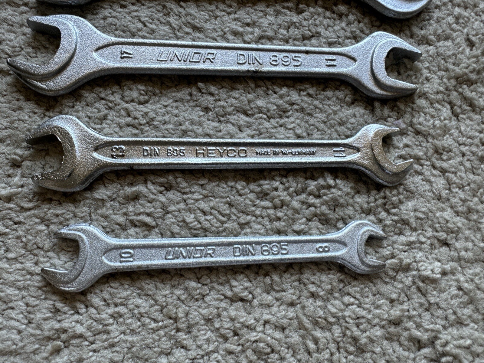 80s Mercedes Benz West German Tool Kit W123 Eclas Wrench 17 13 10 19 Unior Heyco
