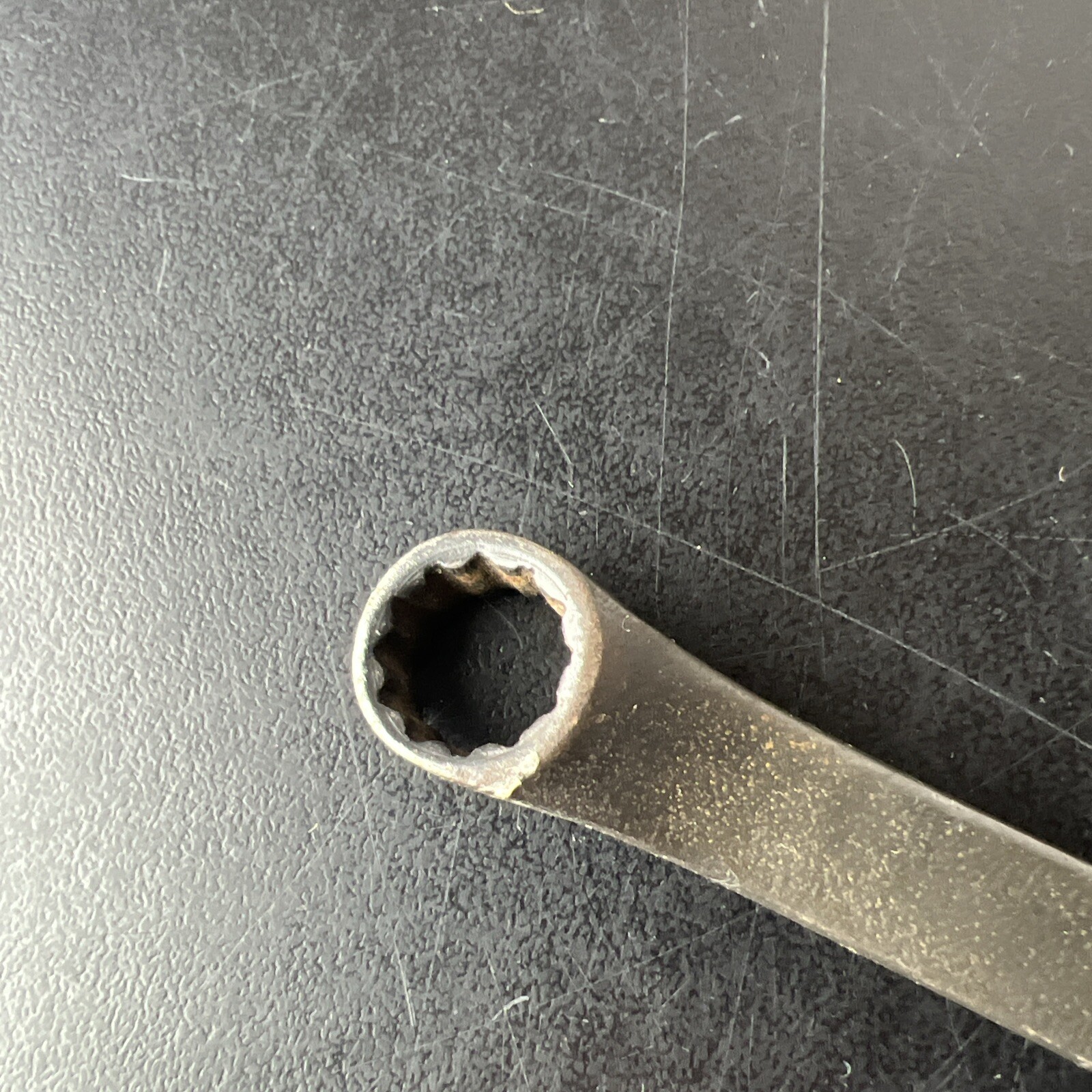 Snap-on 3/8″ x 7/16″ GXB1214 Black Industrial Finish Box Wrench USA