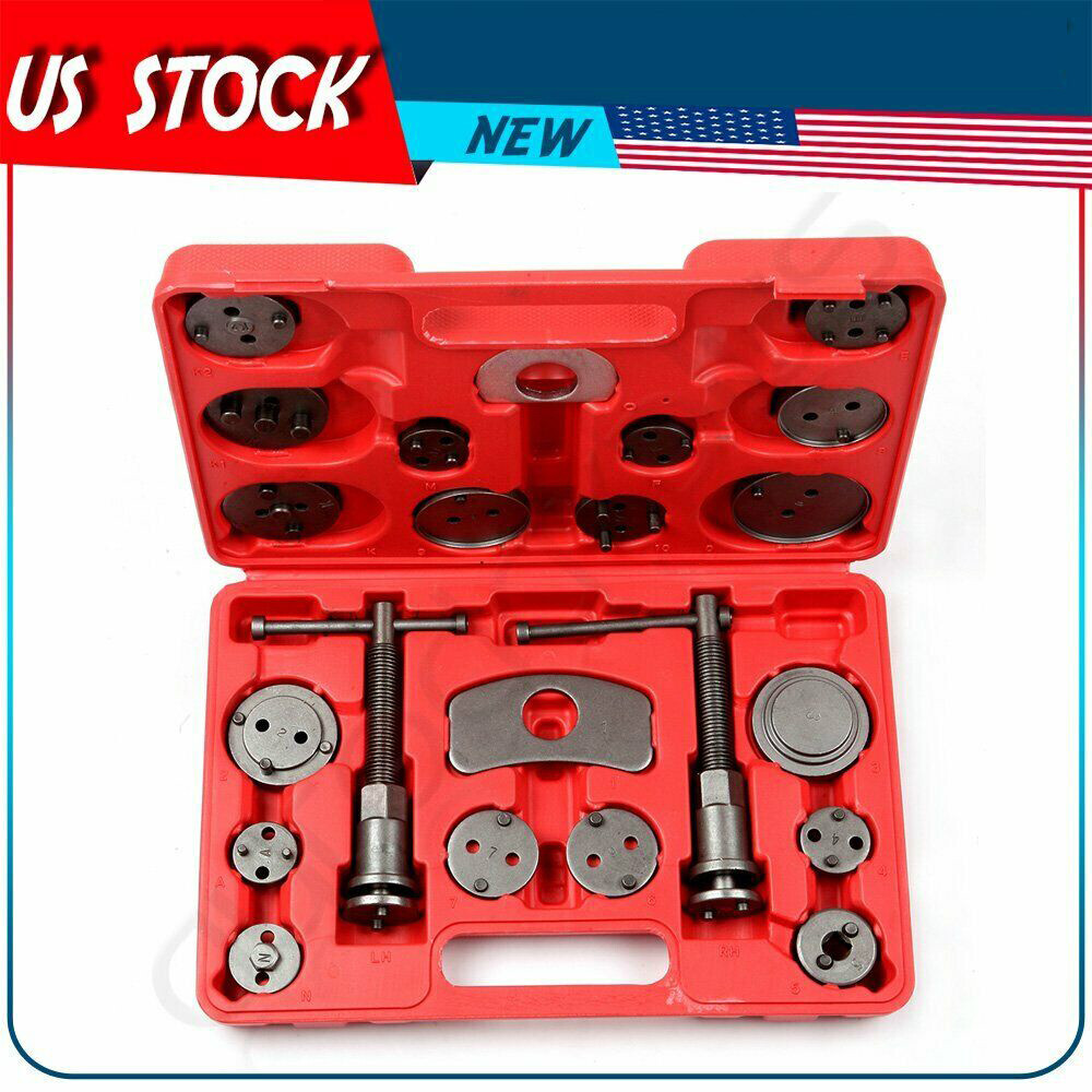 22 pcs Disc Brake Caliper Piston Pad Car Auto Wind Back Hand Tool Kit Universal