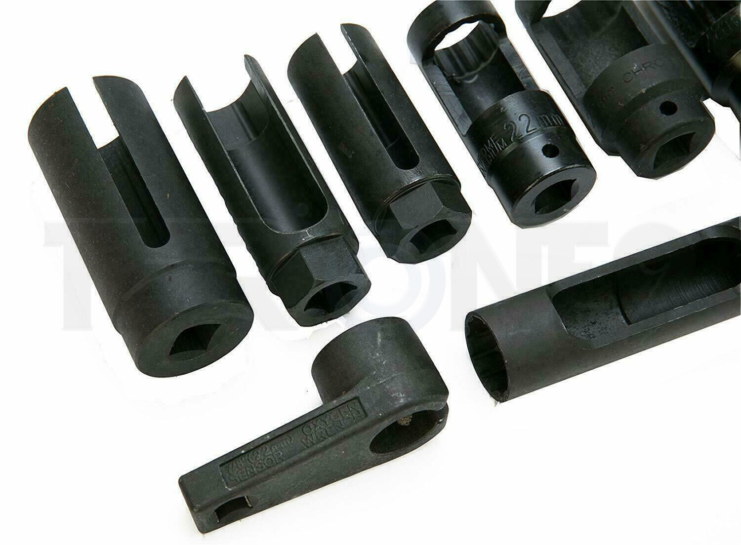 02 O2 Oxygen Sensor Socket Set – 10PCS O2 Sensor Socket Set Sensor Removal Tool