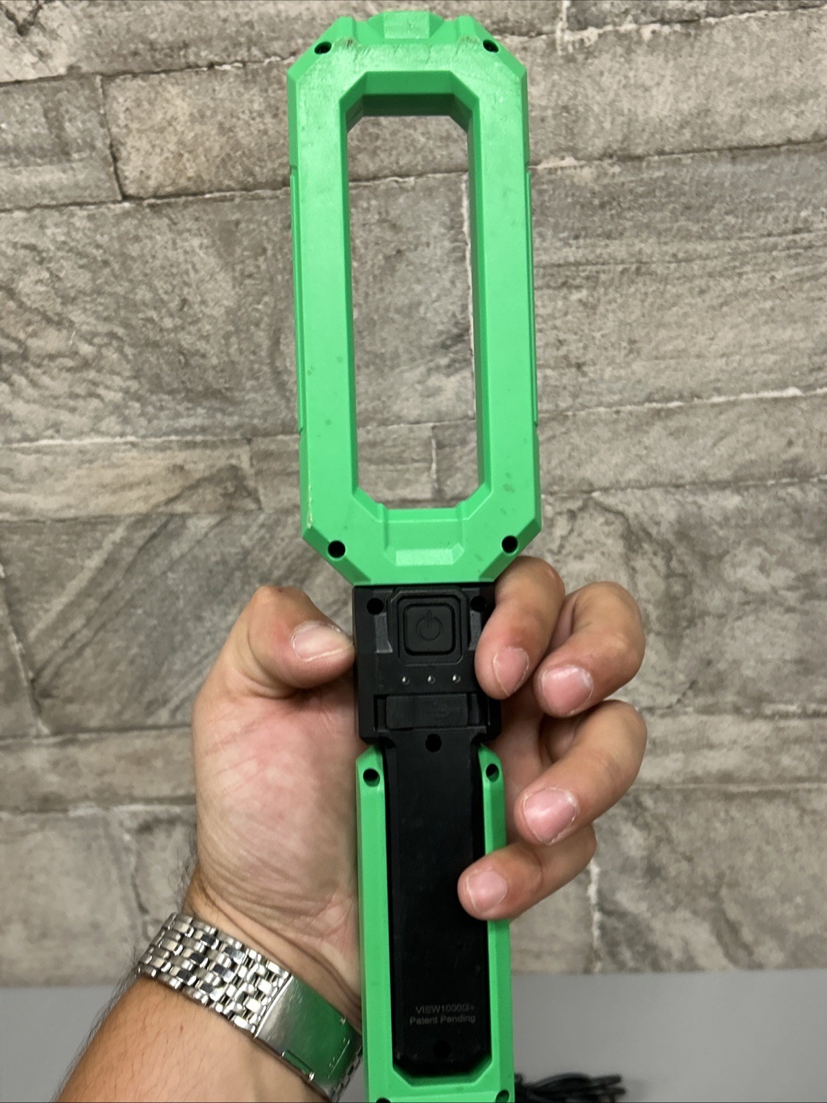 Matco Tools 1000Lm Cordless View Through Snap Pivot Base Light VIEW1000B Green