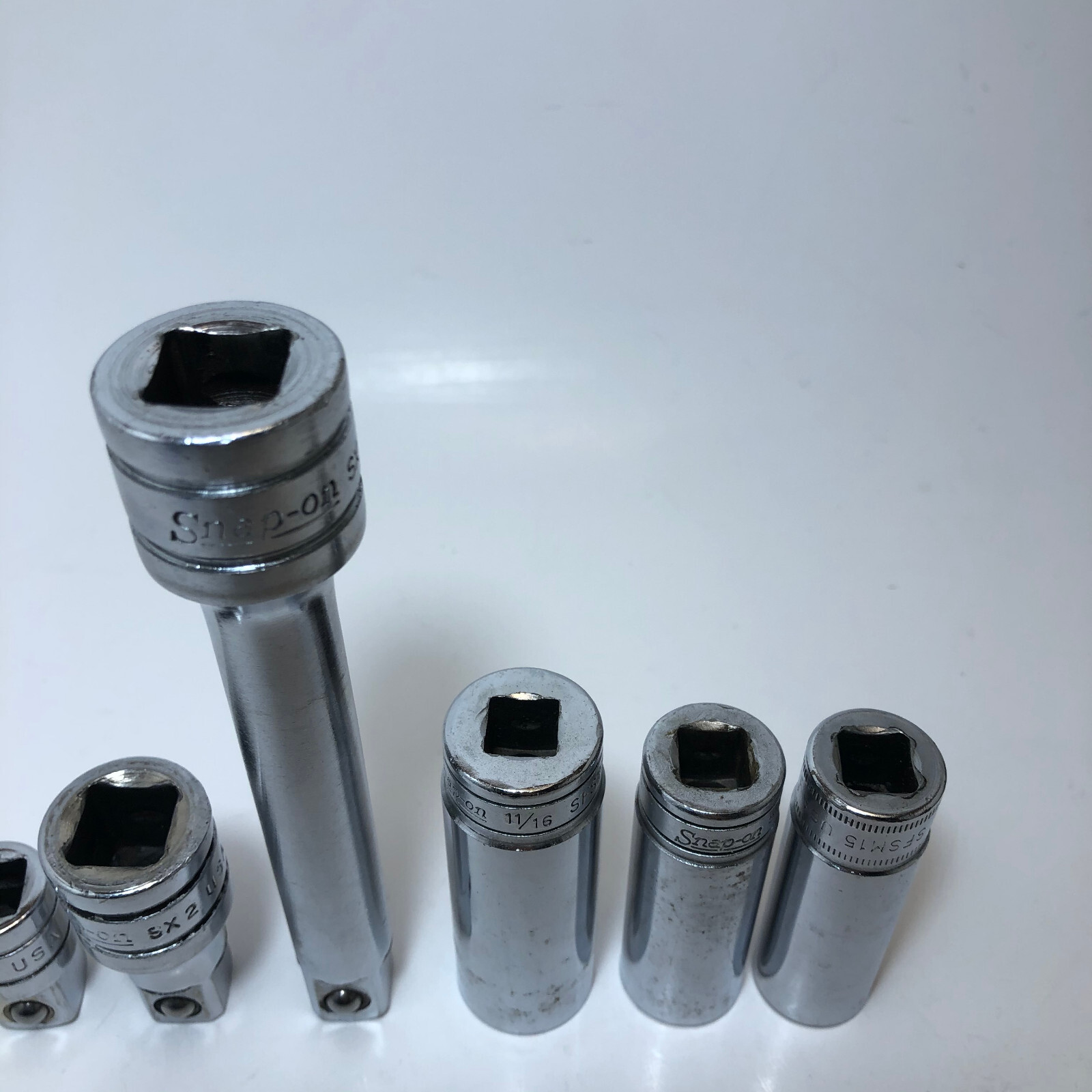 Snap-On 3/8 Socket & Adapter Set A-2 / SX2 / SX5 / SFS221 / SFS201 / SFSM15