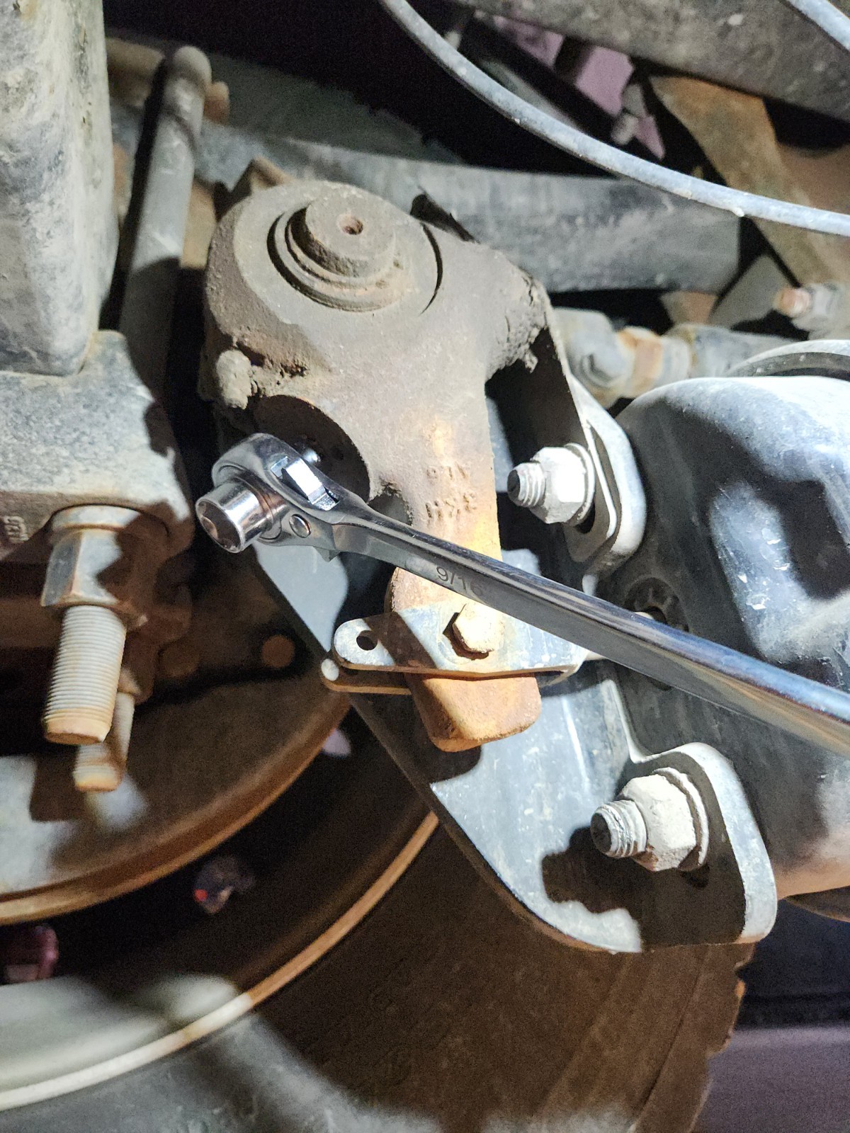 Slack adjuster wrench