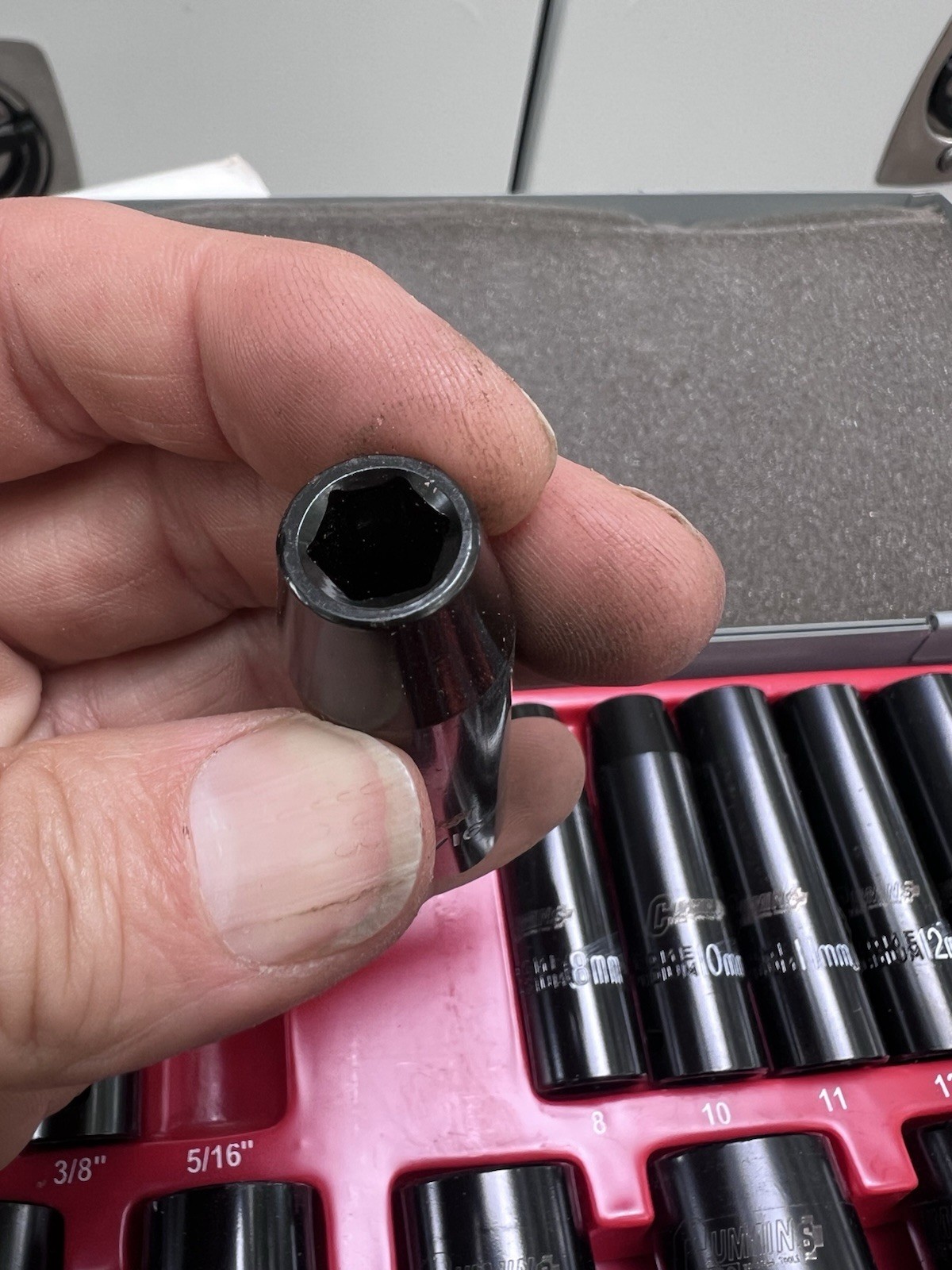 Chrome Vanadium Cummins Impact Socket Set 37 PC Set W/ Travel Case