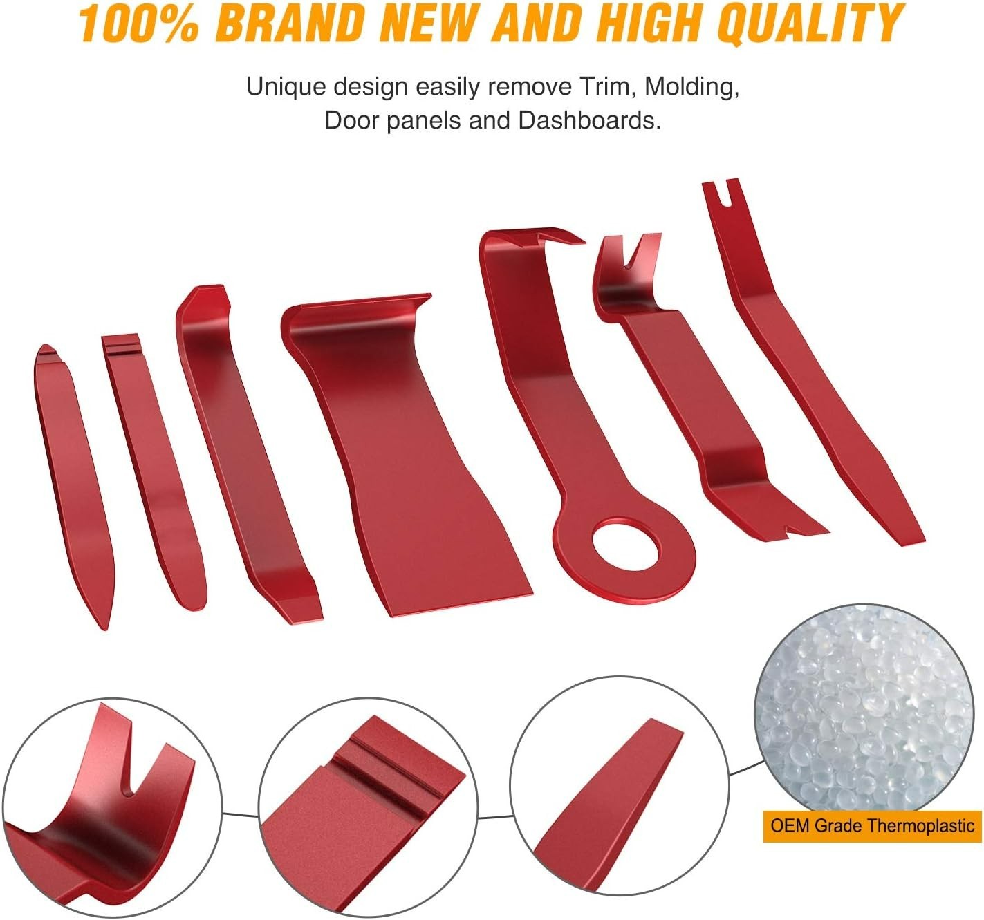 8-Piece Auto Trim Removal Kit – Lightweight and Effective Performance
