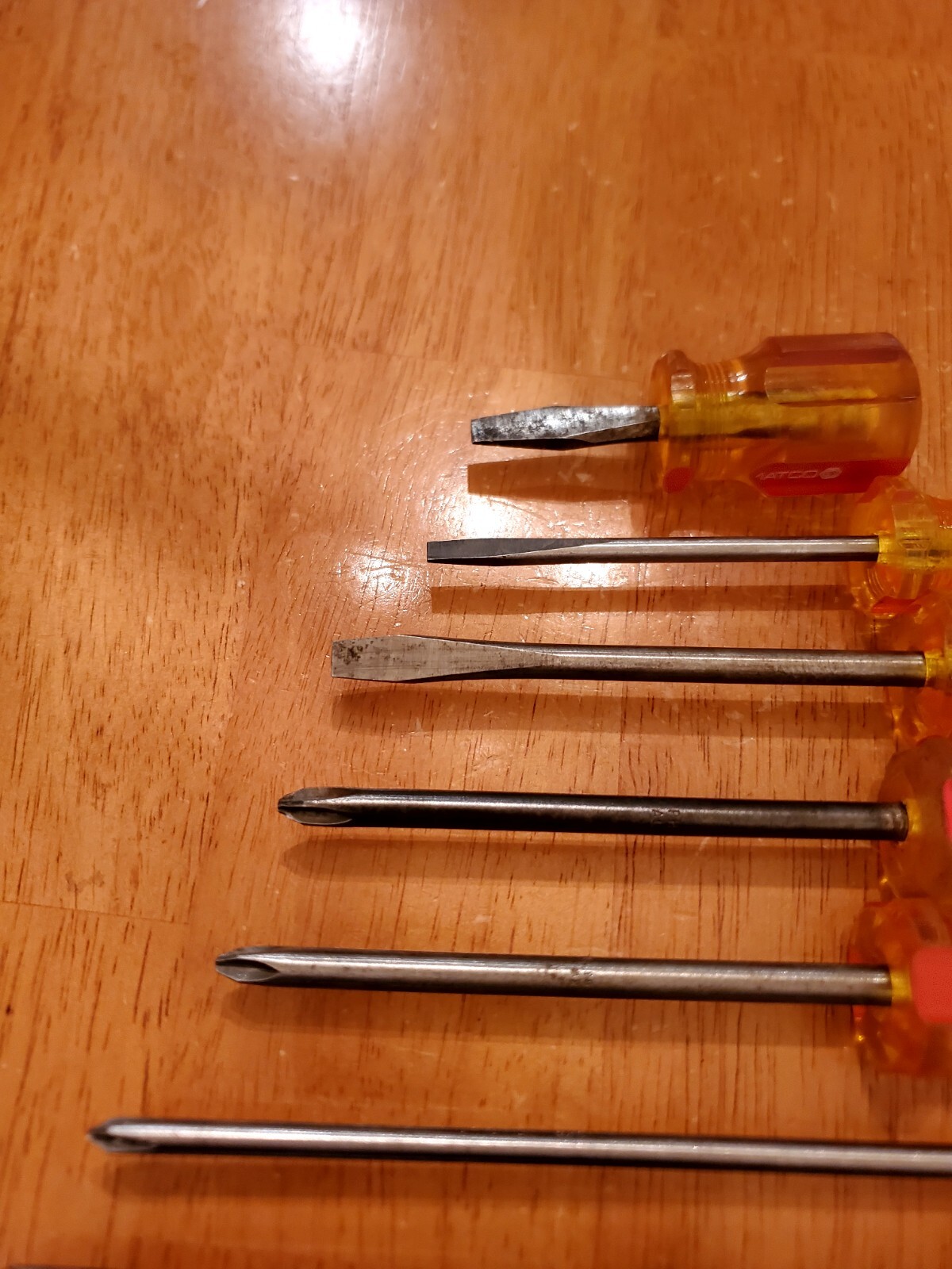 Matco Tools Vintage Mixed Phillips Flat Head Screwdrivers Lot Of 8