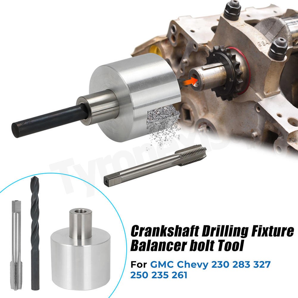 Crankshaft Drilling Fixture Balancer Bolt 283 327 250 235 261 348 409 Tool US