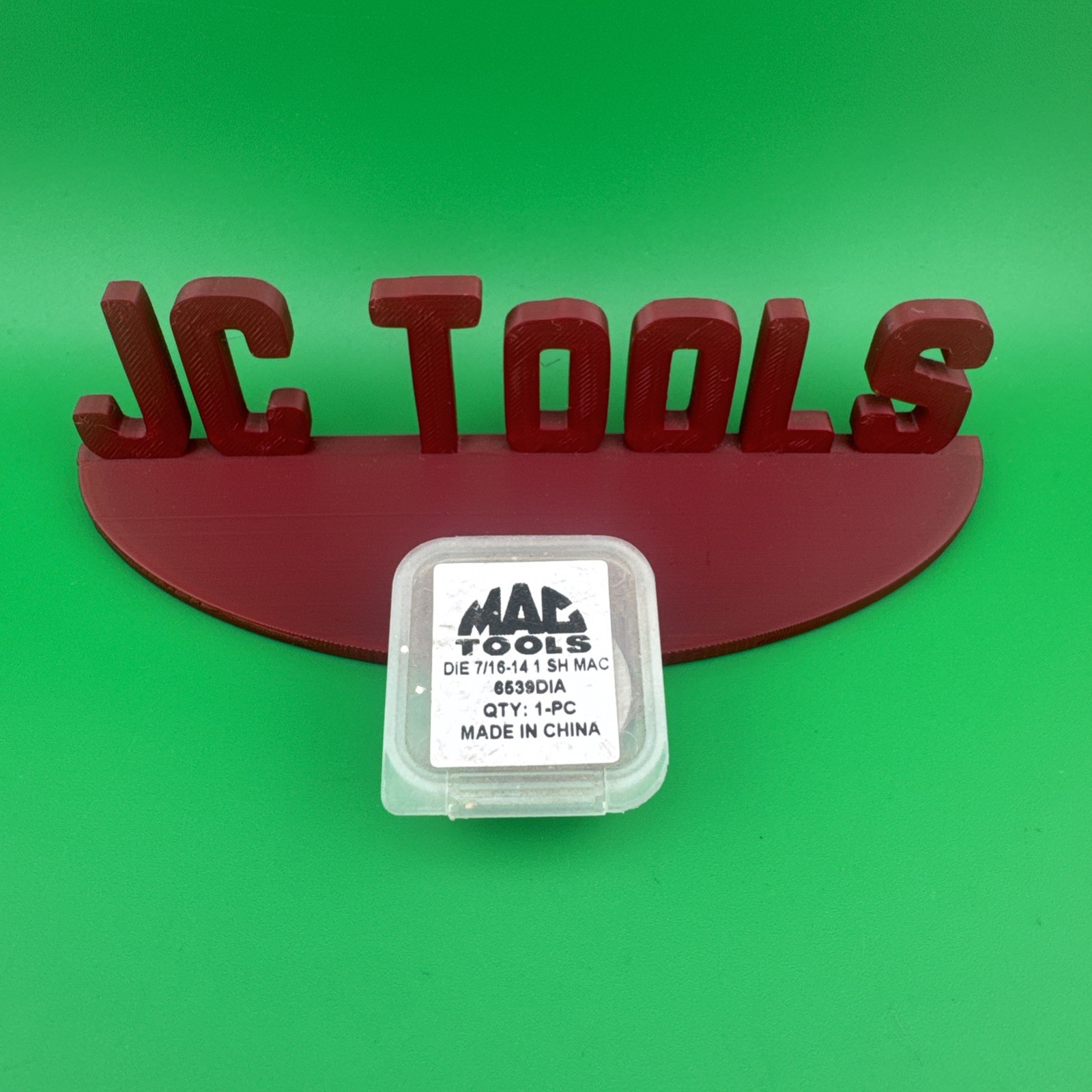 Mac Tools 6539DIA SAE Hexagonal Die 7/16″-14 NC – 1″ Shank