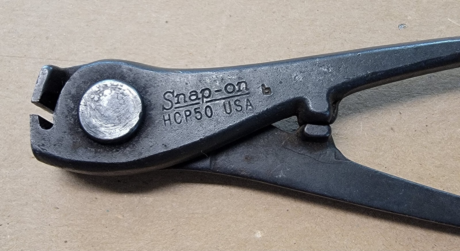 VINTAGE Snap-On End Cutter Nippers Pliers HCP50 Snap on LOOK COLLECTORS!!