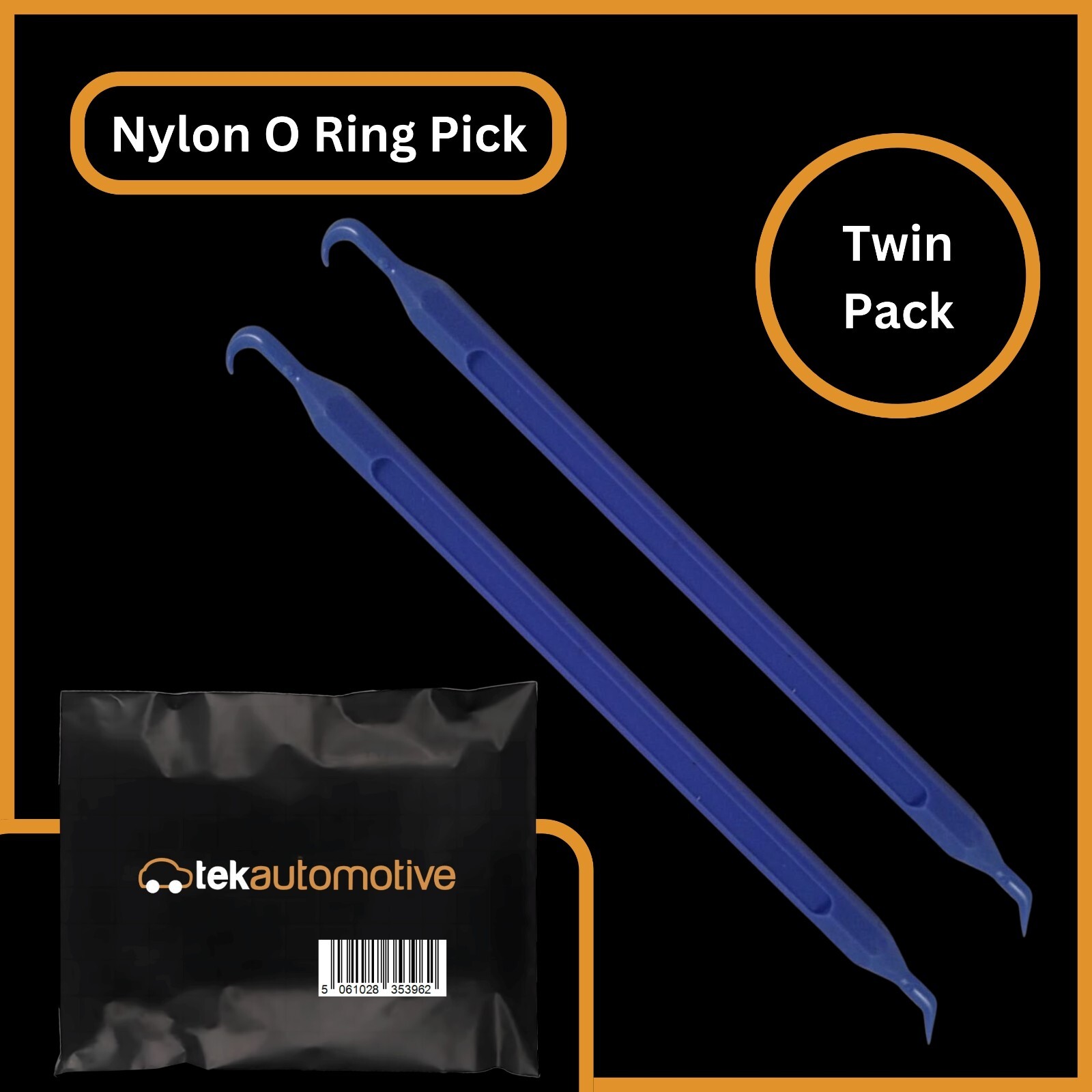 Nylon O Ring Pick & Hook Tool Set – Twin Pack | Non-Metal, Precision Car Tools