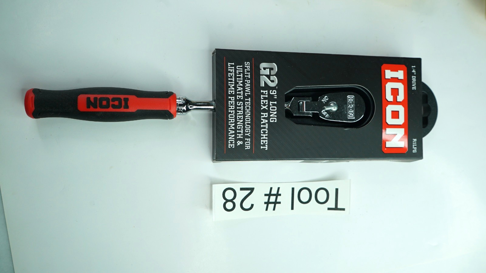 ICON G2 1/4″ Drive Long Flex Ratchet R1LFG NEW w/Comfort Grip FREE SHIPPING📦