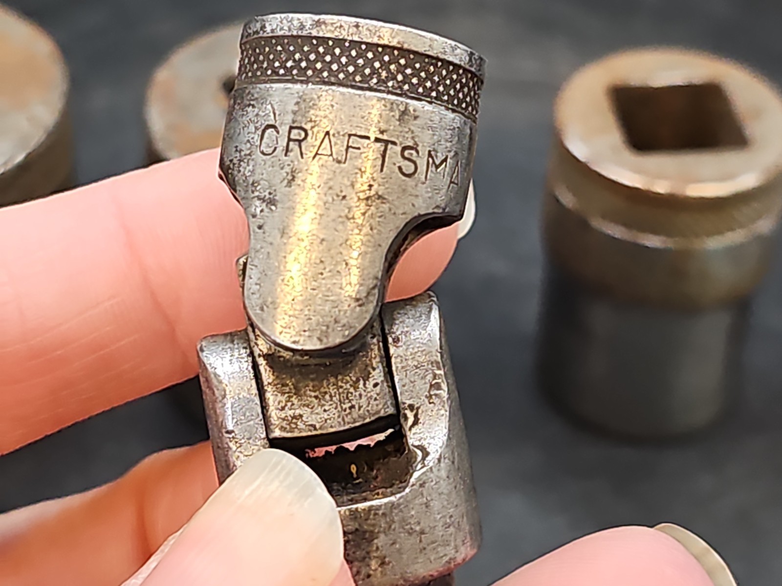 Craftsman BE 1/2 drive sockets 3/8 swivel etc 6 pieces