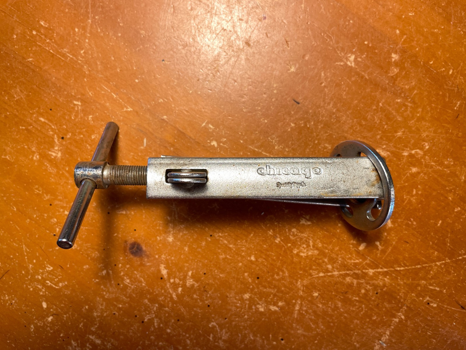 Vintage Chicago Specialty MFG Co Wheel Puller Tool Small Gear Puller 6″
