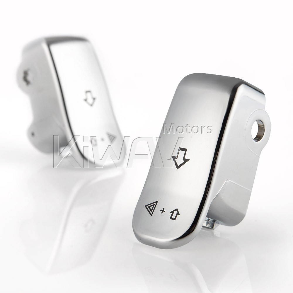 turn signal switch extension extender cap chrome ABS fits 96-10 Softail US STOCK
