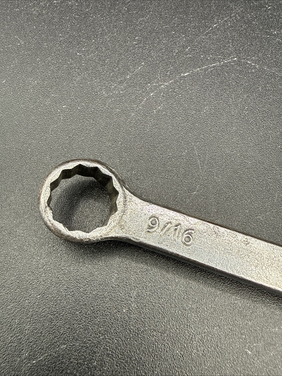 MAC TOOLS C6 9/16″ COMBINATION WRENCH, 6 3/4″ LONG, 12 POINT Vintage USA Tool