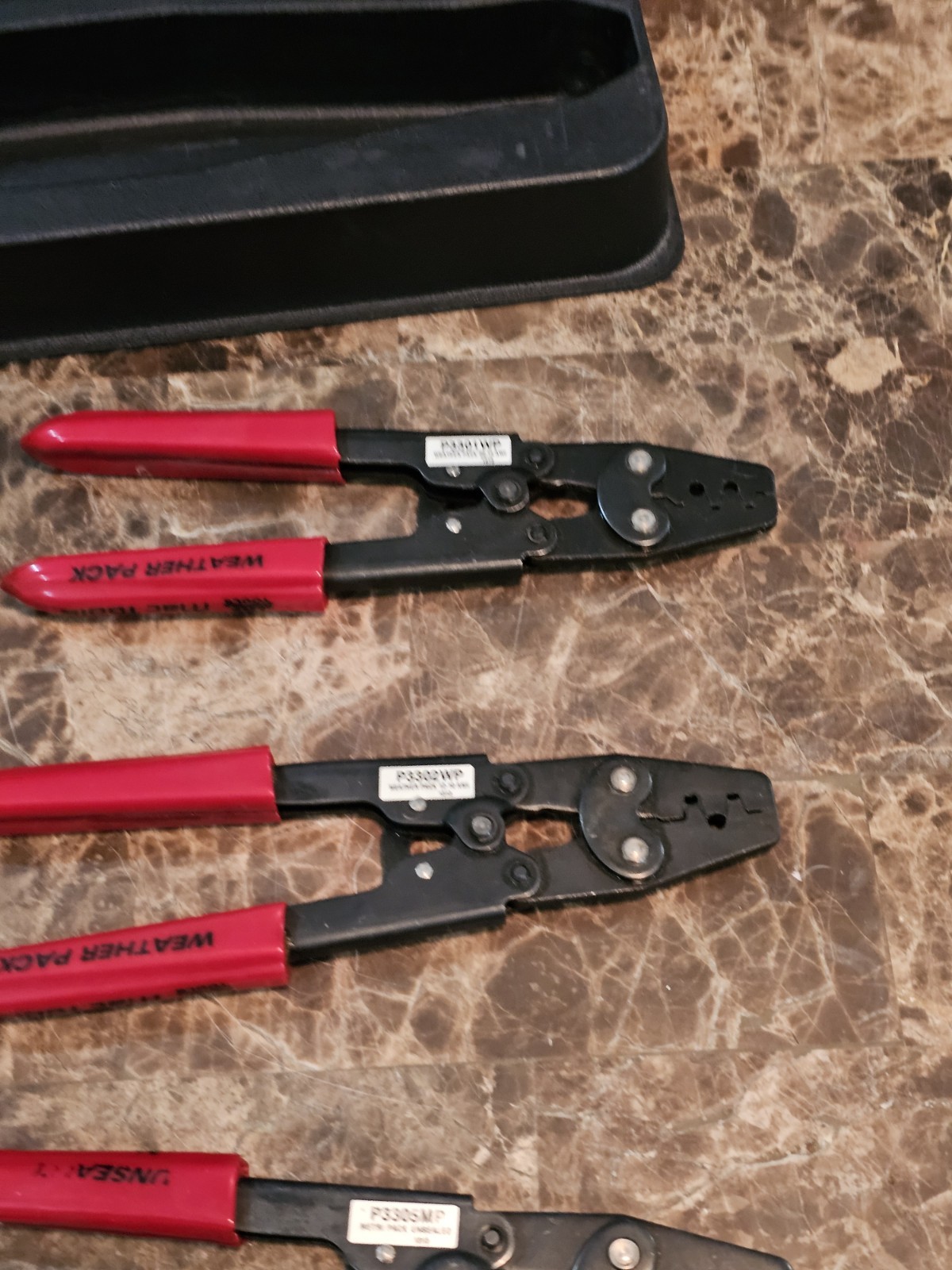 Rare Mac Tools 5 Pc. Terminal Crimper Kit P5CTK P3302WP P3301WP P3305MP P3306MP