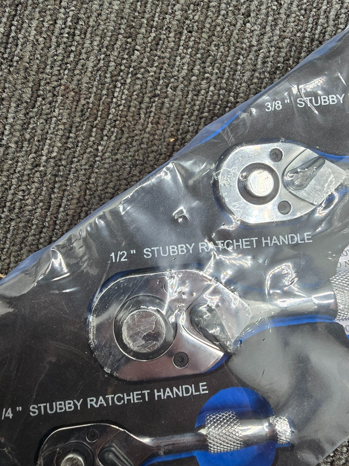 STUBBY RATCHET HANDLE 1/4″ 3/8″ 1/2″ DRIVE SHORT SOCKET WRENCH