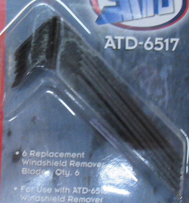 ATD 6517 6 REPLACEMENT WINDSHIELD REMOVER BLADES UPC: 663126065171