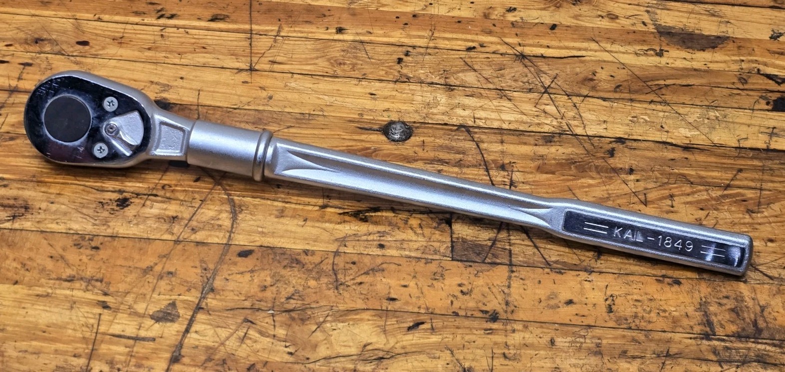 KAL Super Industrial 3/4″ Drive Ratchet 1849 Approx 20″ Long New Old Stock Japan