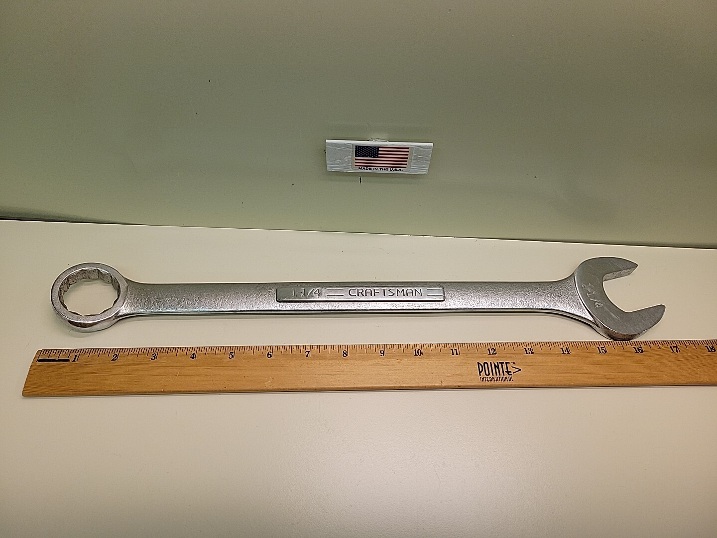 Craftsman 44708 Series VV 1-1/4″ Combination Wrench New Old Stock USA