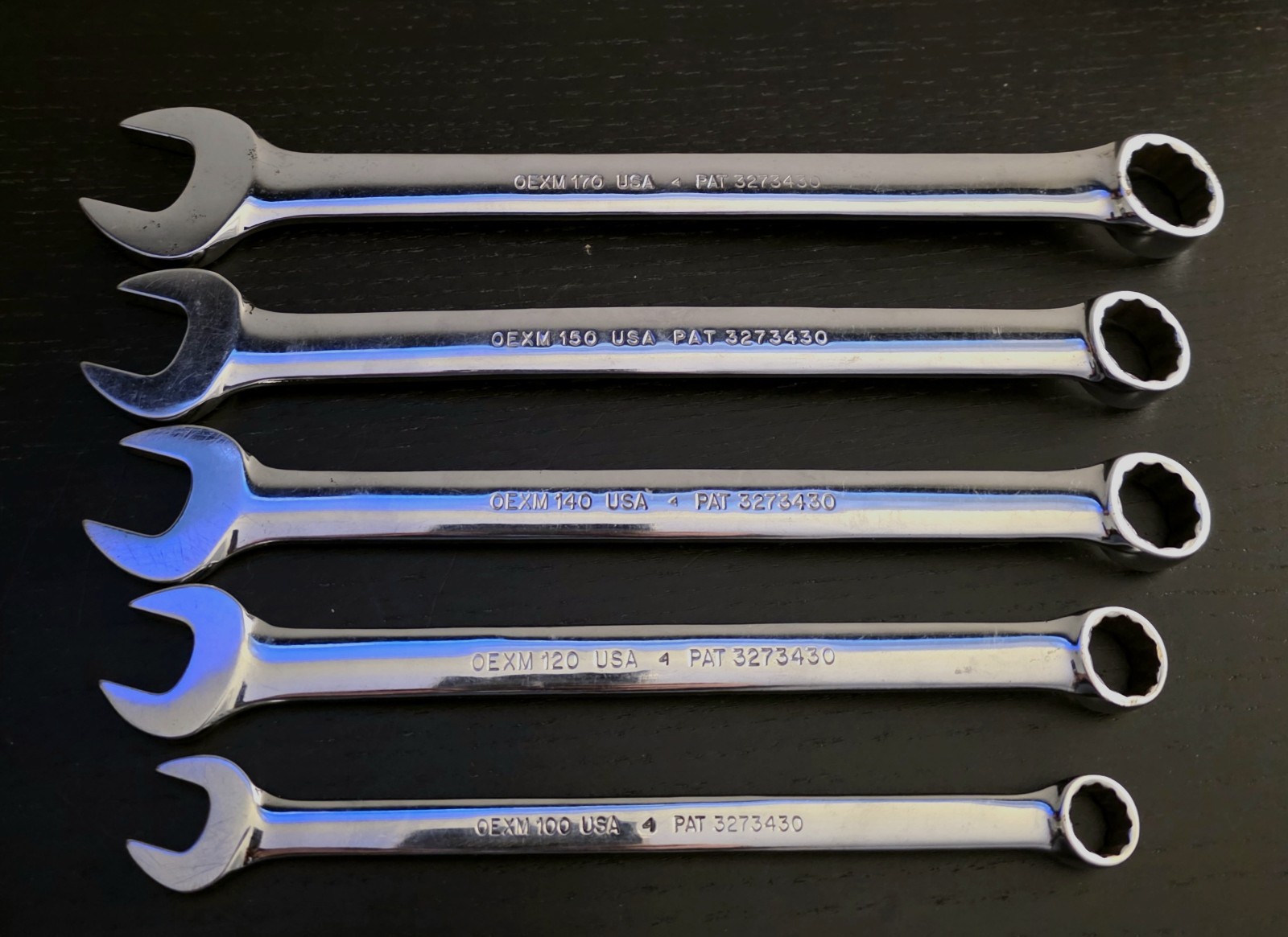 Snap-on 5 Pc Box End Metric Wrenches OEXM 17mm-10mm