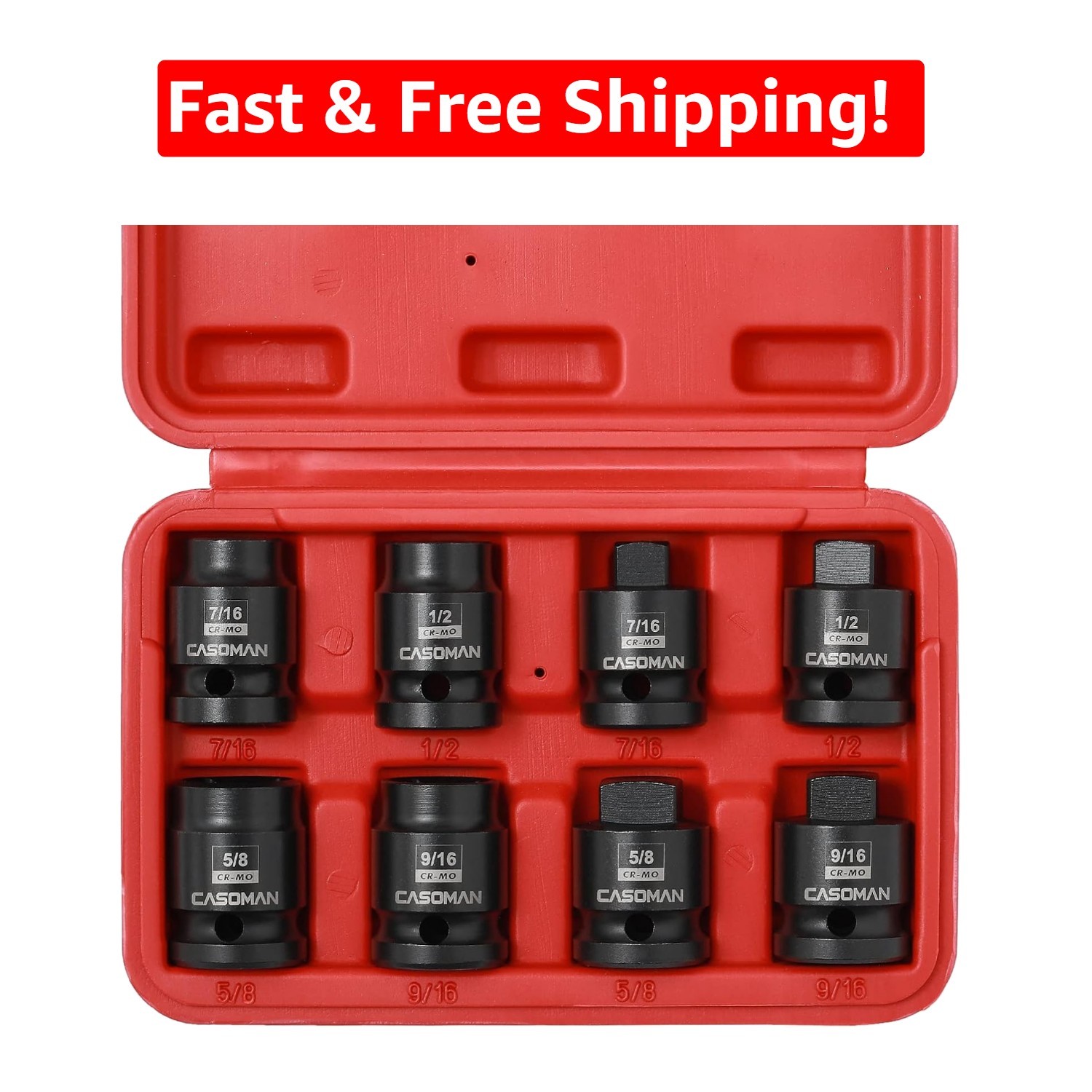 Versatile 8PCS Pipe Plug Socket Set with Durable Chrome Steel and Tapered Design