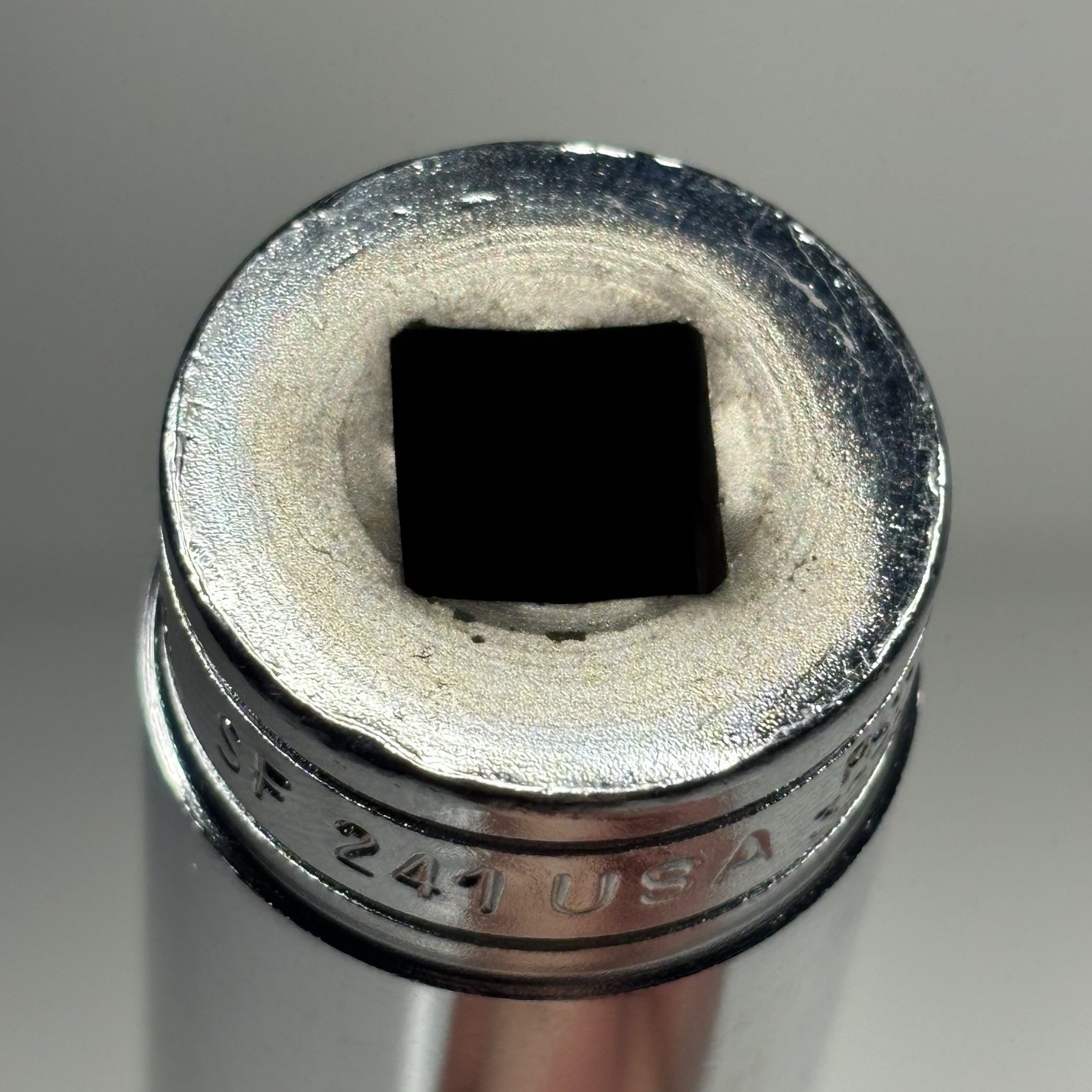 Snap On Tools SF241 3/8 Dr 12Pt SAE 3/4 Flank Dr Deep Socket USA VTG