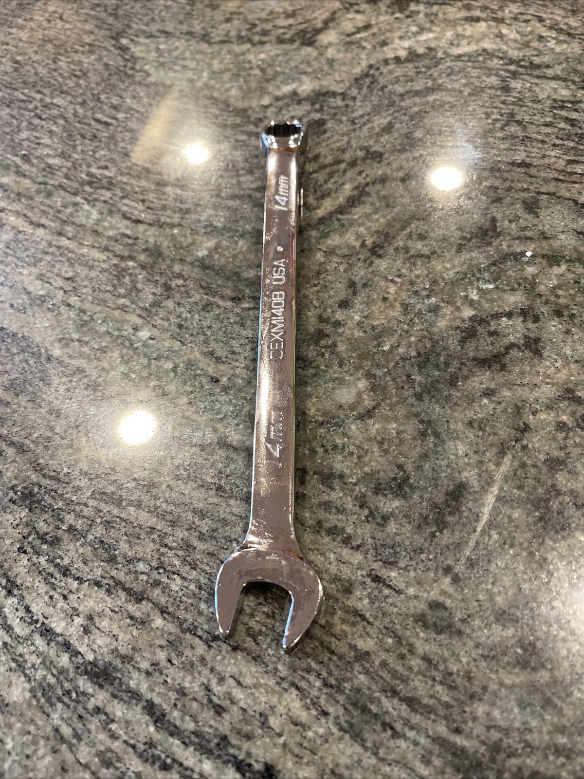 Snap On oexm140b 14mm metric combination 12pt open end wrench new