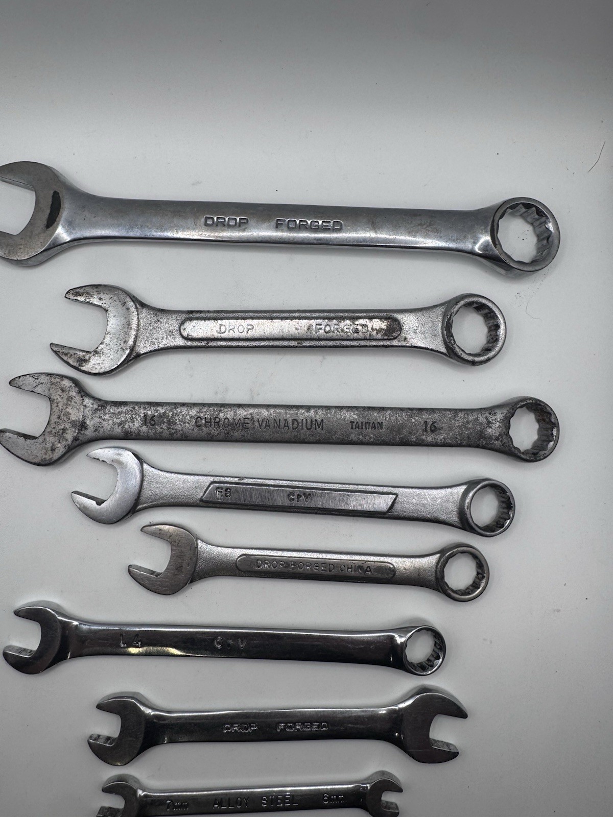 Mixed Metric Wrench Lot ACDelco Great Neck Pittsburgh Husky Performax 8pc