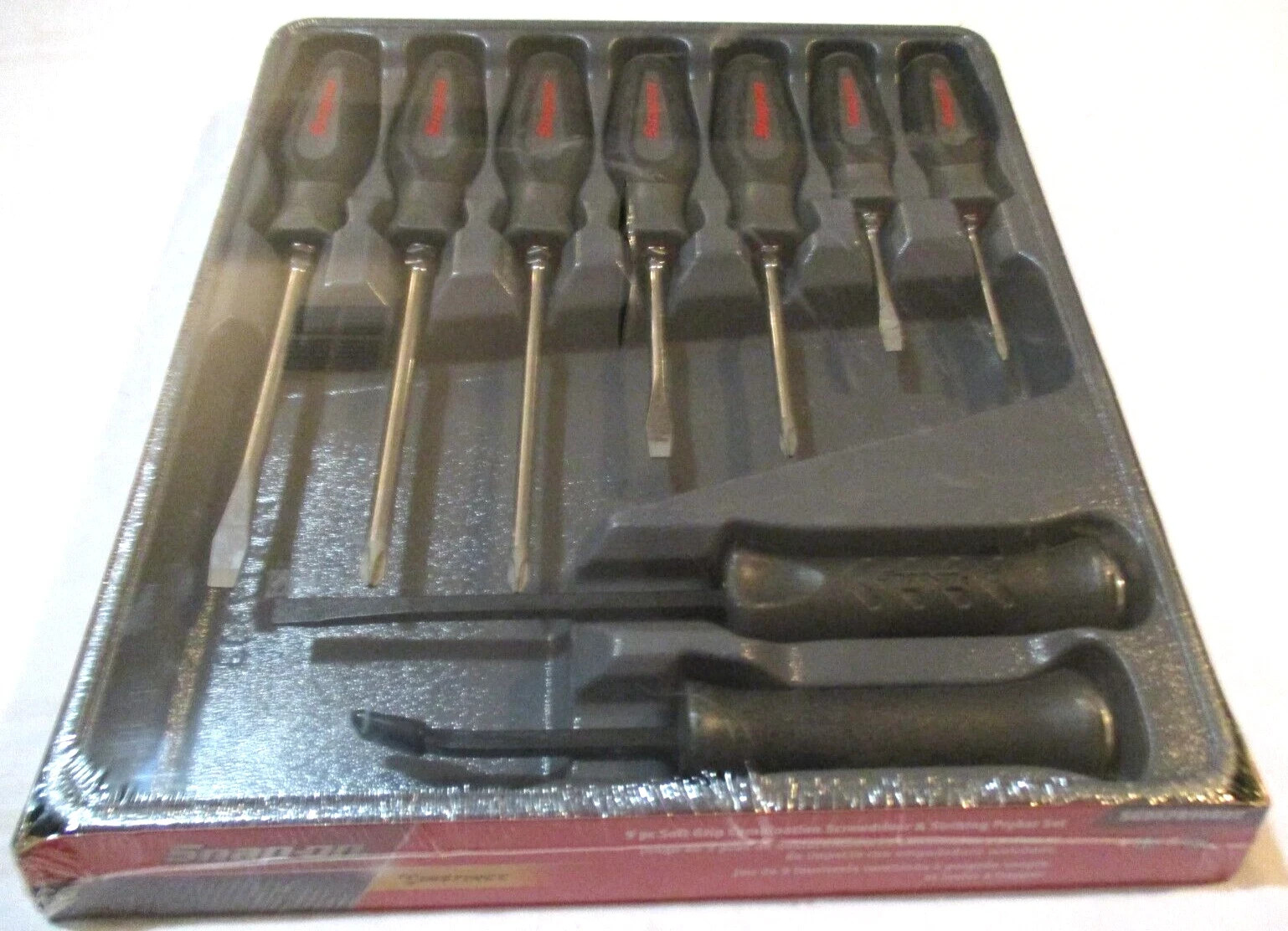 Snap-on 9pc Grey Screwdriver Striking Prybar & Chisel Set SGDXPB90BDT NEW USA