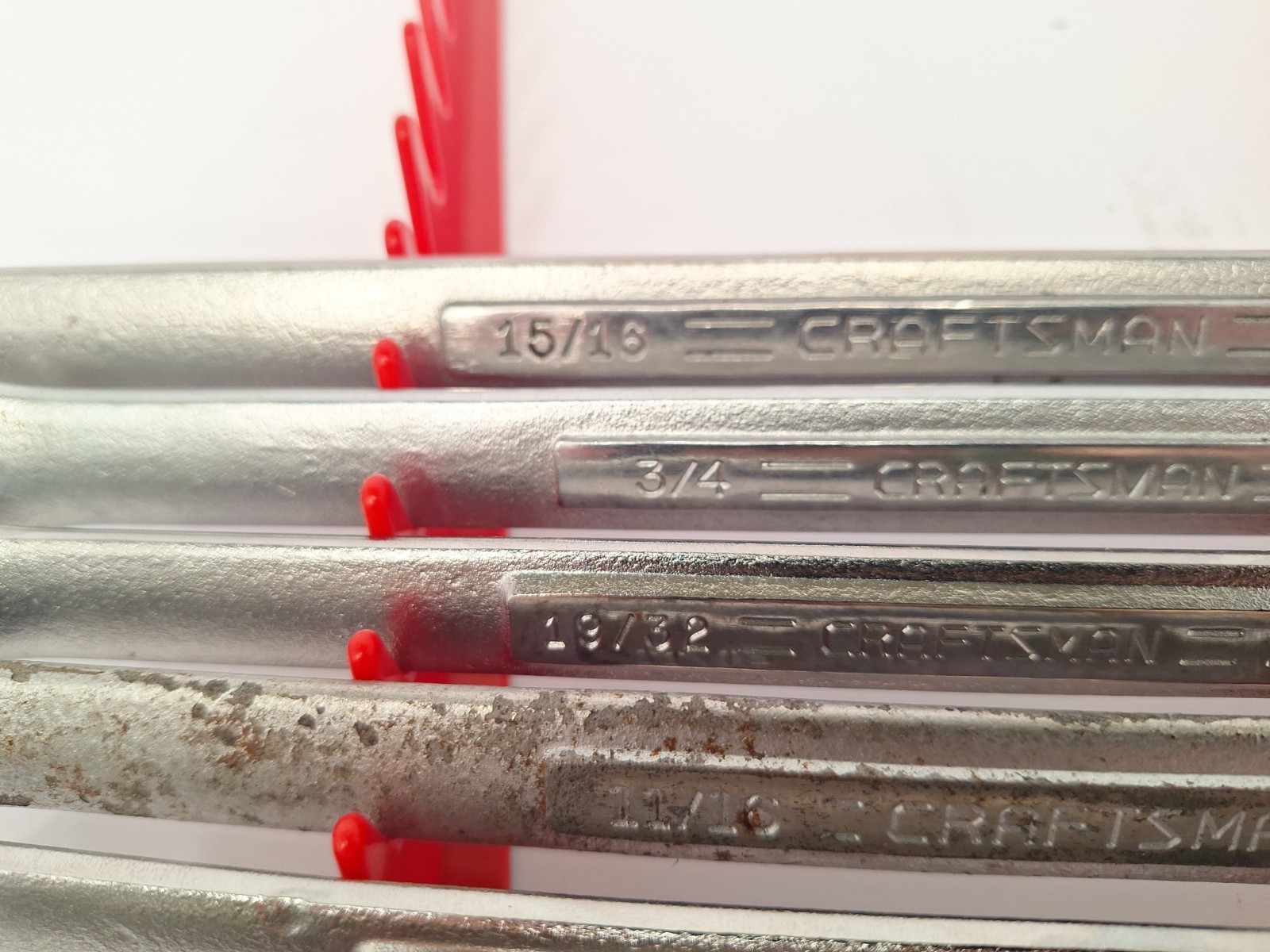 SEARS CRAFTSMAN USA VV 9PC SAE DOUBLE BOX END WRENCH SET 3/8″ to 1″*READ* (C1)