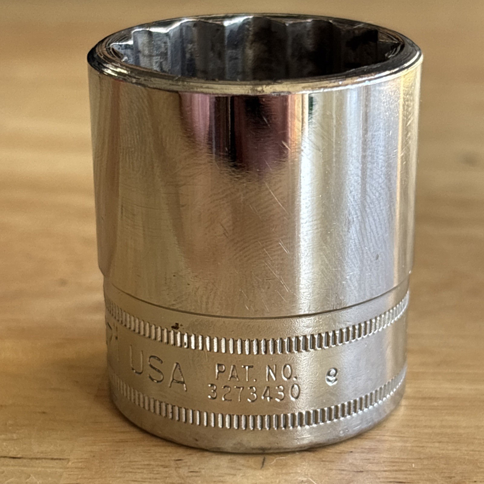 Snap On 27mm Shallow Socket 1/2″ Drive 12 Point SWM271 USA READ