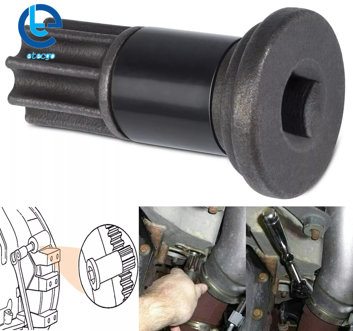 B/C Engine Barring/Rotating Turn Tool For Dodge Cummins B/C Pickup 5.9L