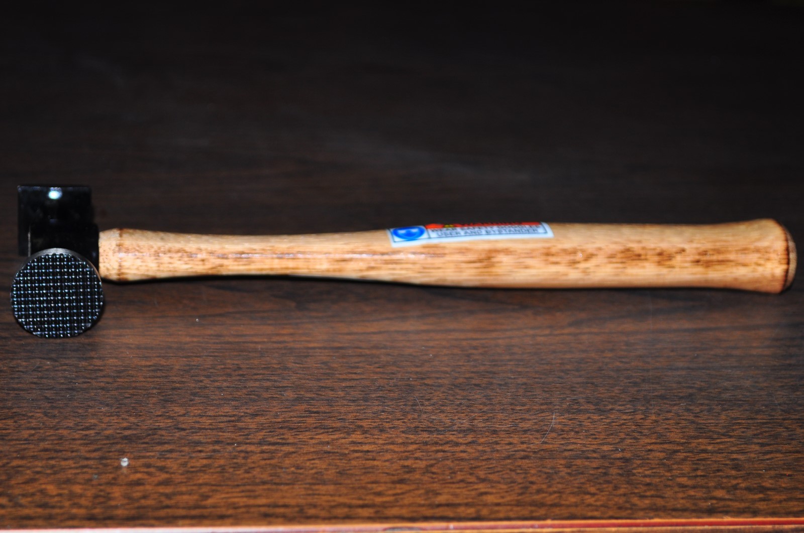 AUTO BODY SHRINKING HAMMER WITH SQUARE HEAD,WOOD HANDLE MARTIN 162G MADE IN USA