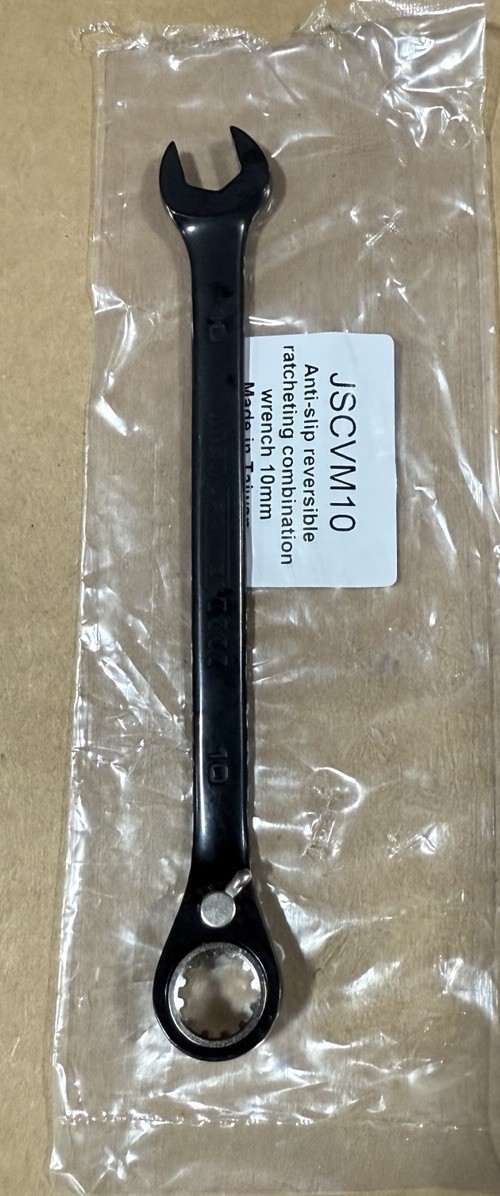 Proto 10mm Combination Reversible Ratcheting Wrench Spline Black JSCVM10 NEW