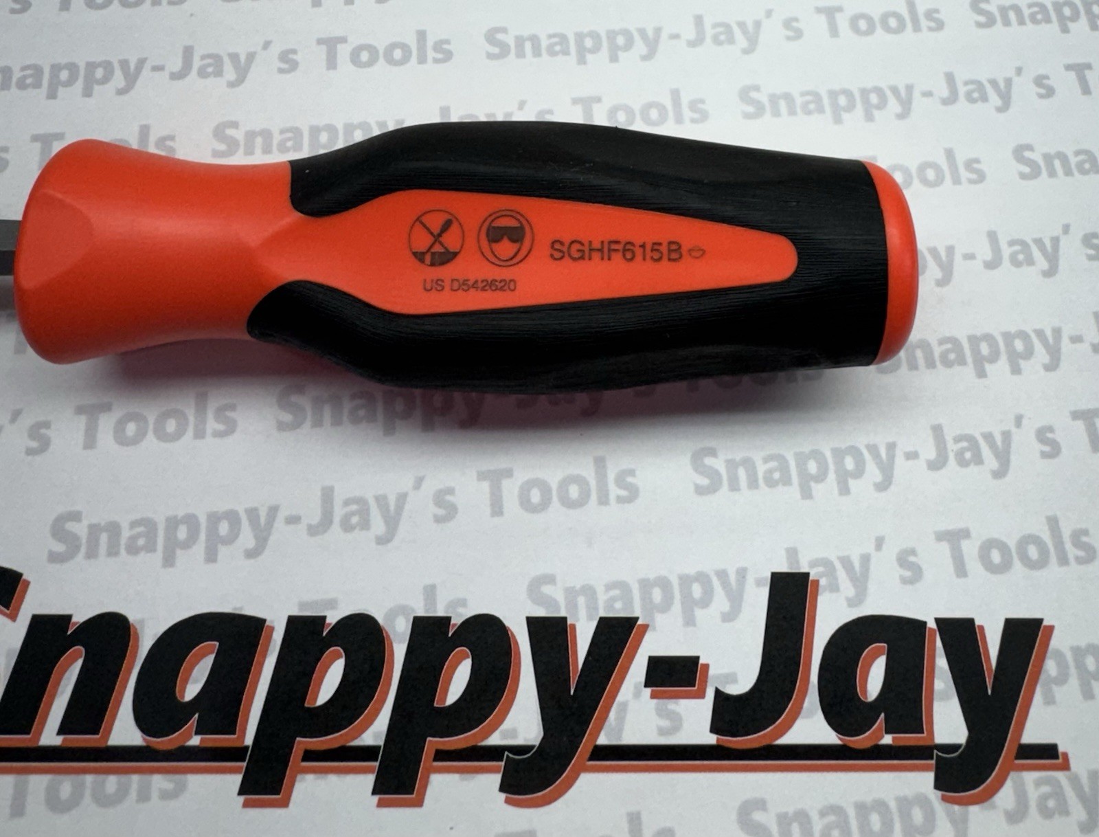 Snap-on Tools NEW ORANGE Soft Grip Four Square 10” Blade File SGHF615B 10SQA