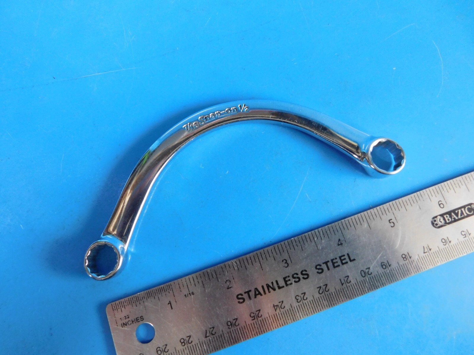 USED, SNAP ON TOOLS » 7/16 IN. X 1/2 IN. » HALF MOON WRENCH, PART #CX1416