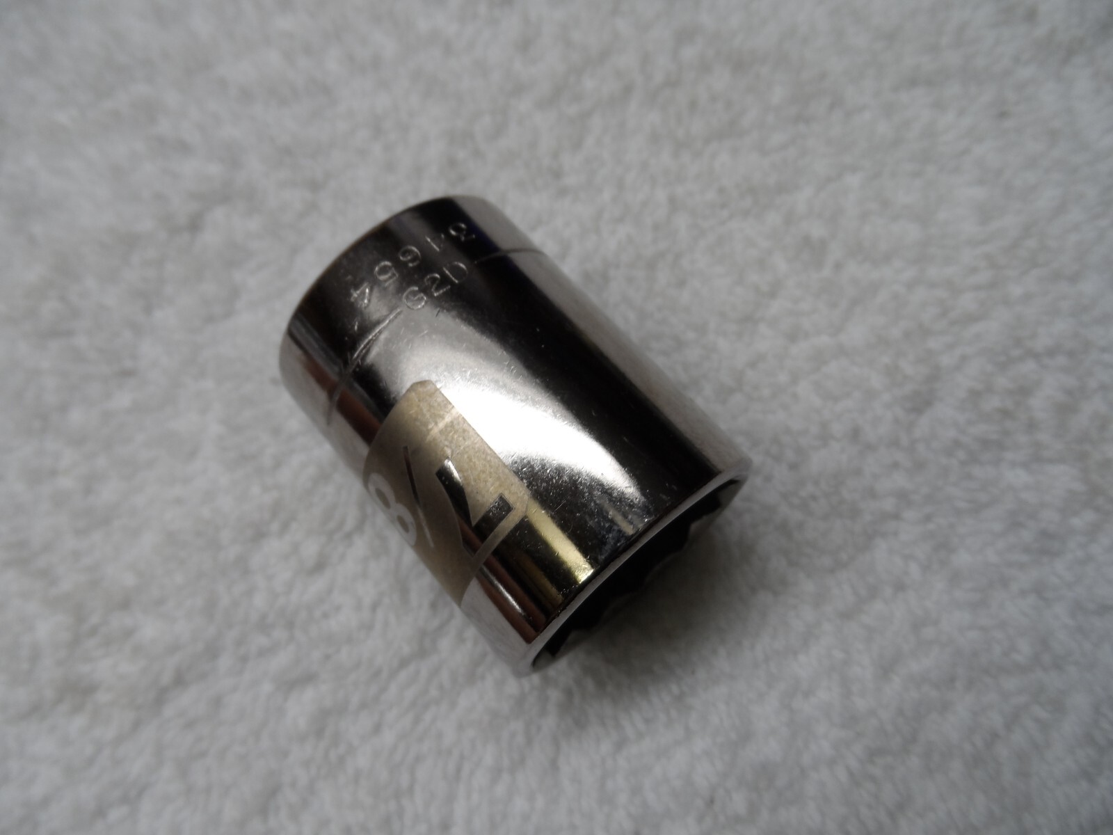 Craftsman 1/2″ Drive Standard SAE Socket, 7/8″ laser 12 pt USA G2D – PN 34654
