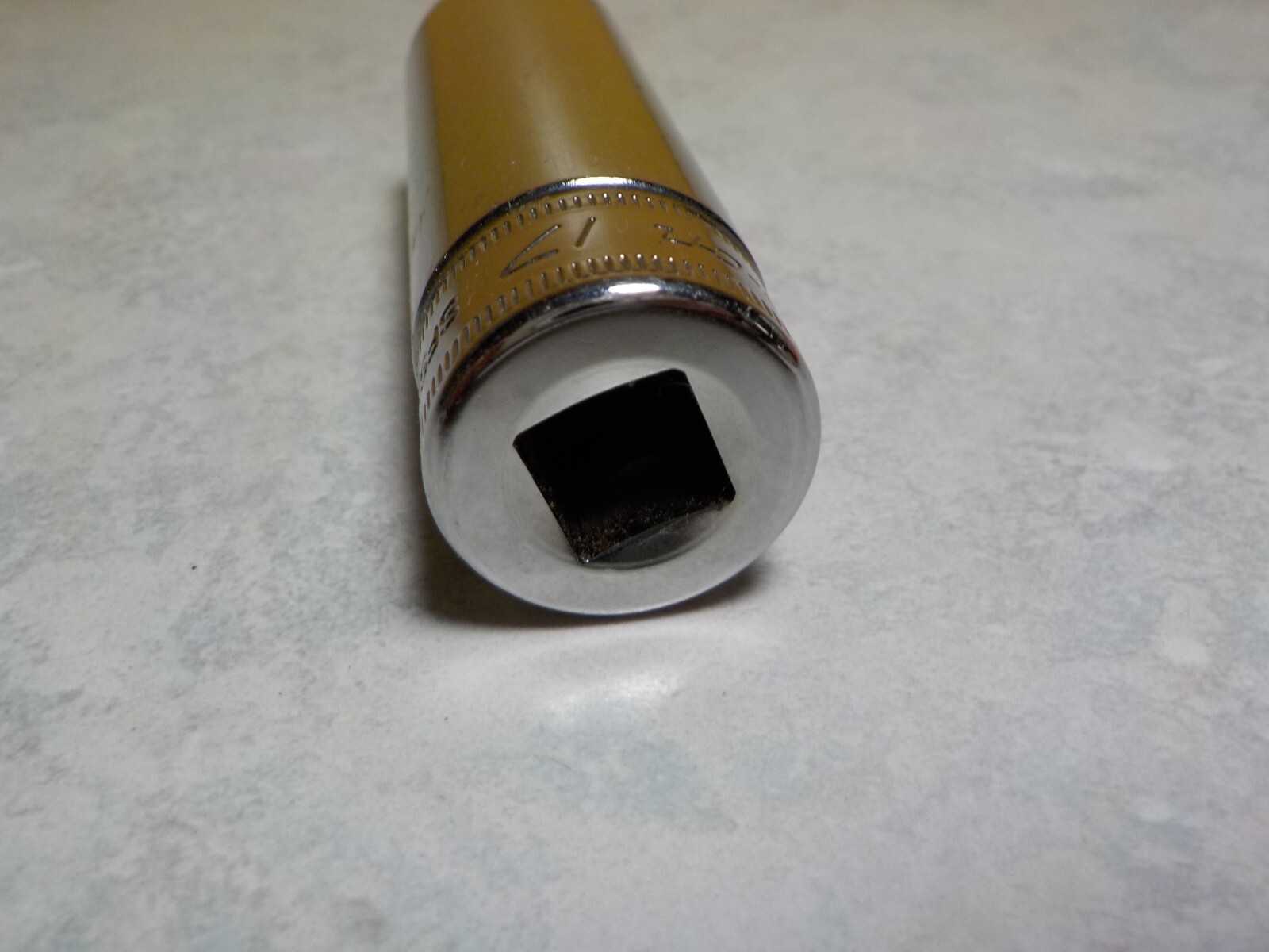 Snap-On 3/8″ drive 17 mm 6 point Deep Chrome Socket SFSM17 #876
